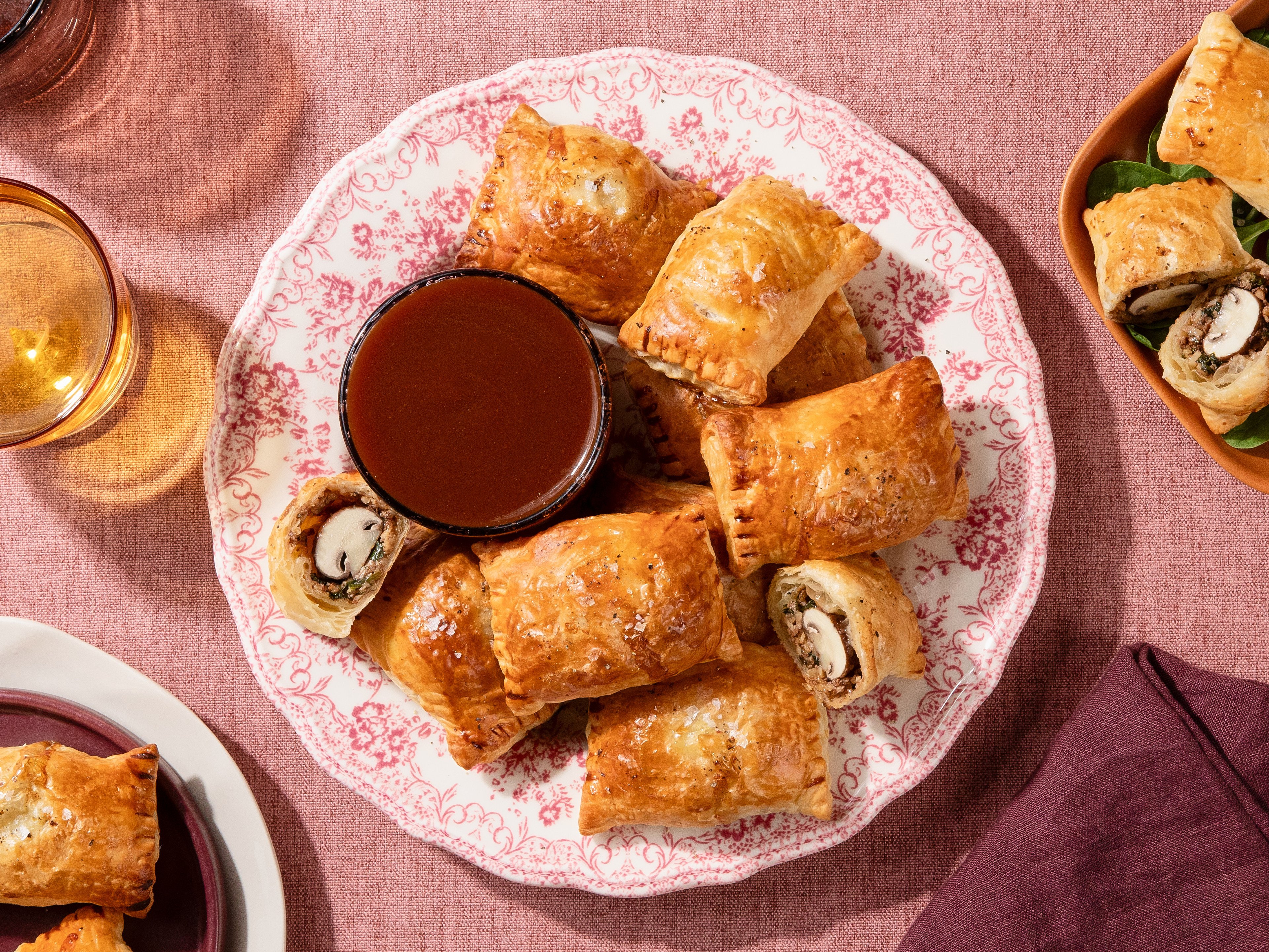 Buttrig-knusprige Mini-Pilz-Wellingtons