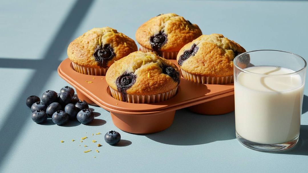 Saftiges Gebäck für jeden Tag: fruchtige Blaubeermuffins mit Buttermilch