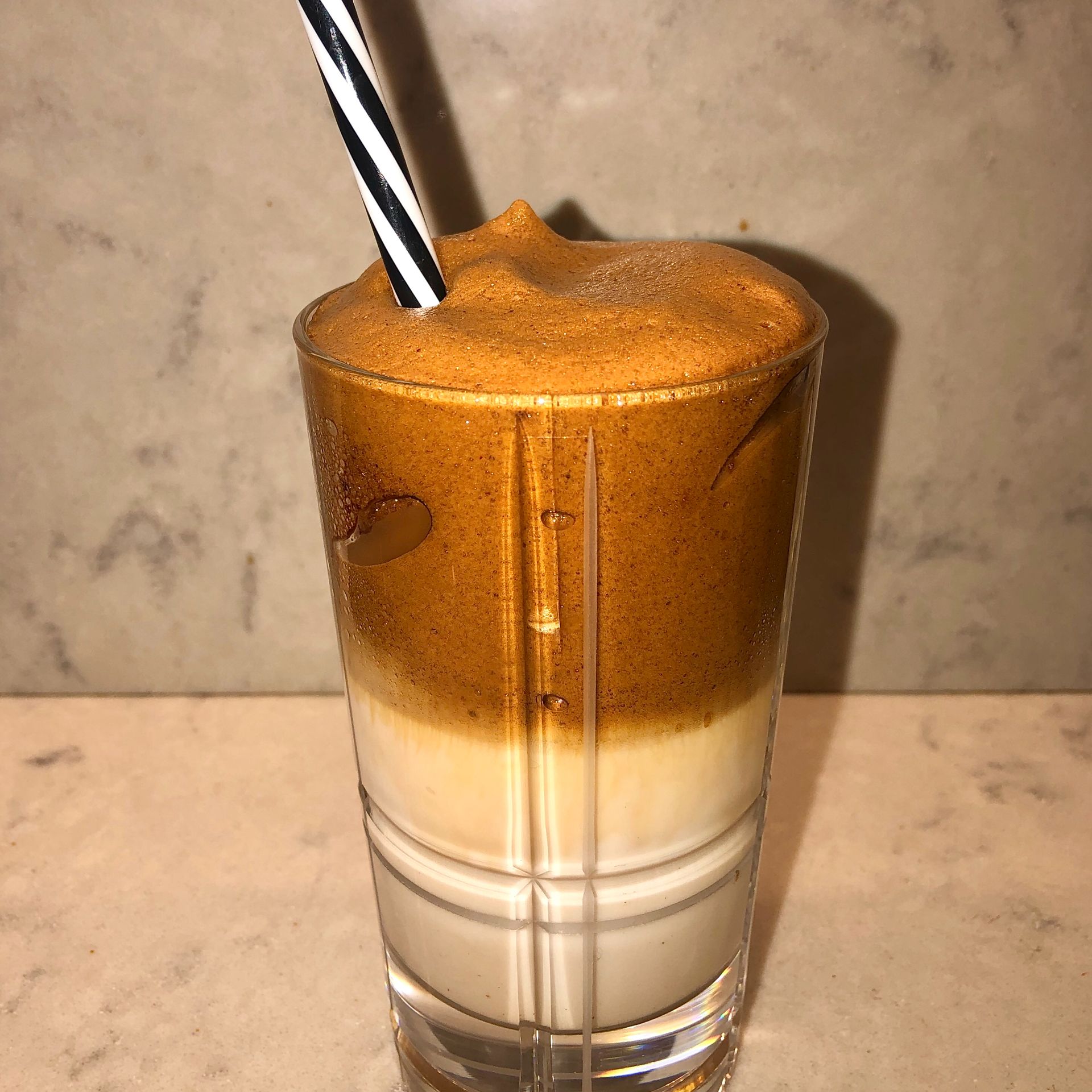 whipped coffee / frappé coffee