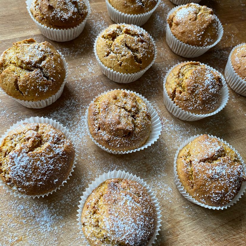 Vegane Kürbismuffins