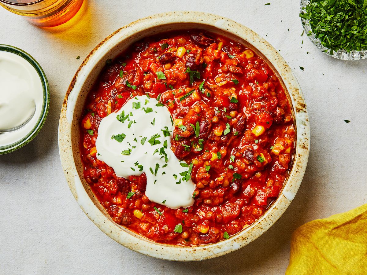 Vegan chili | Recipe | Kitchen Stories