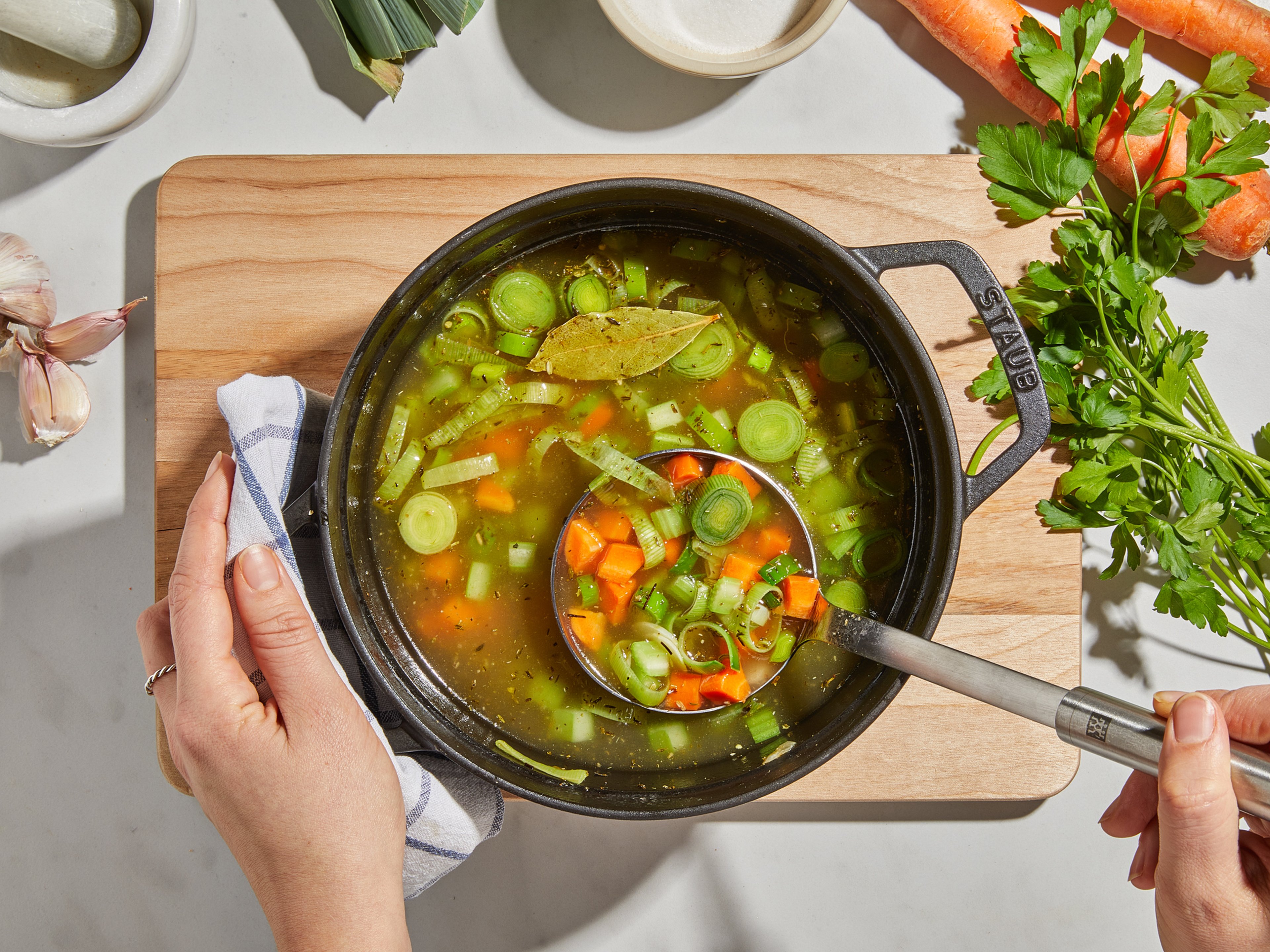 Vegetable soup recipe: Spring made slurpable