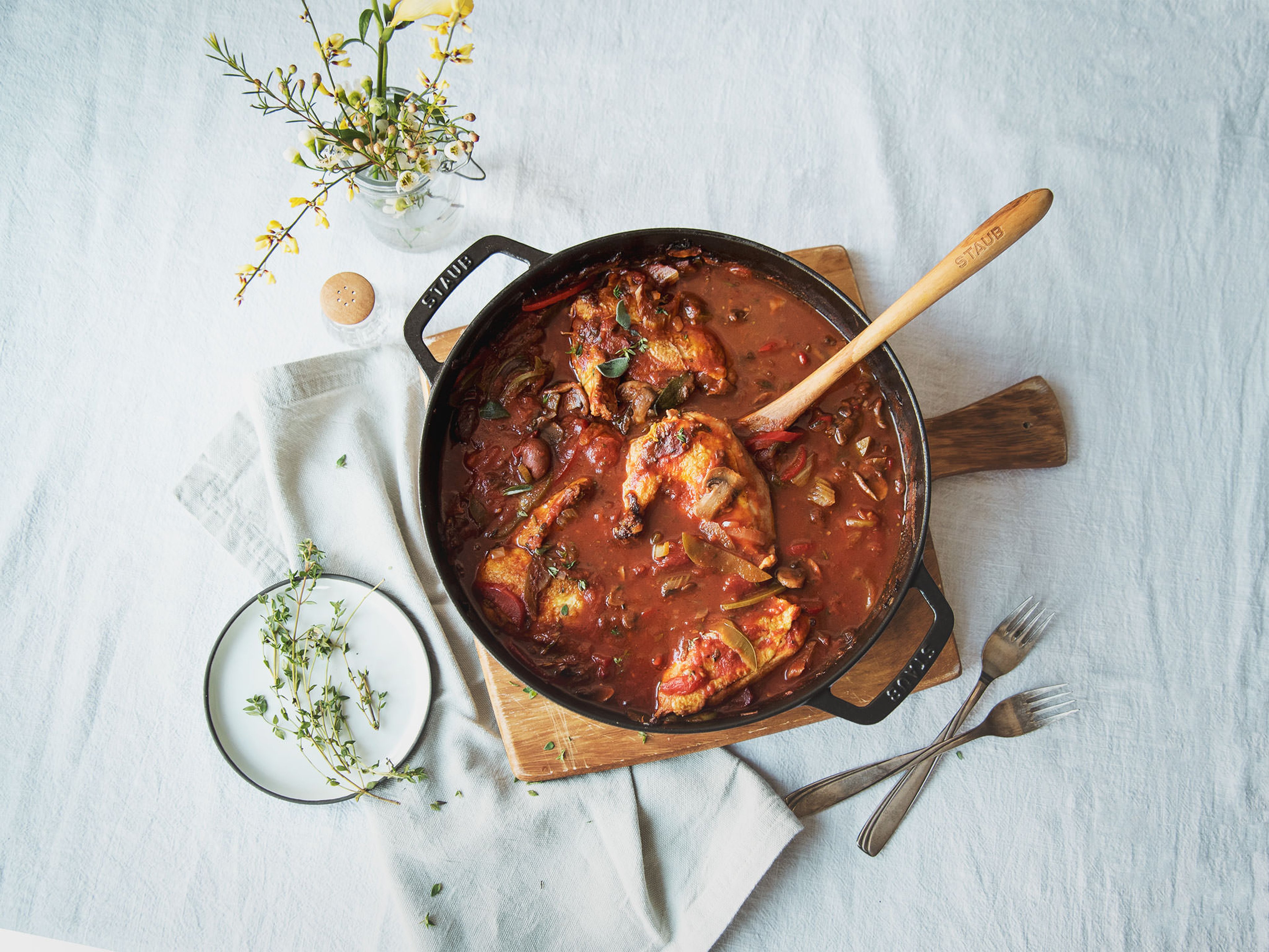 Chicken cacciatore