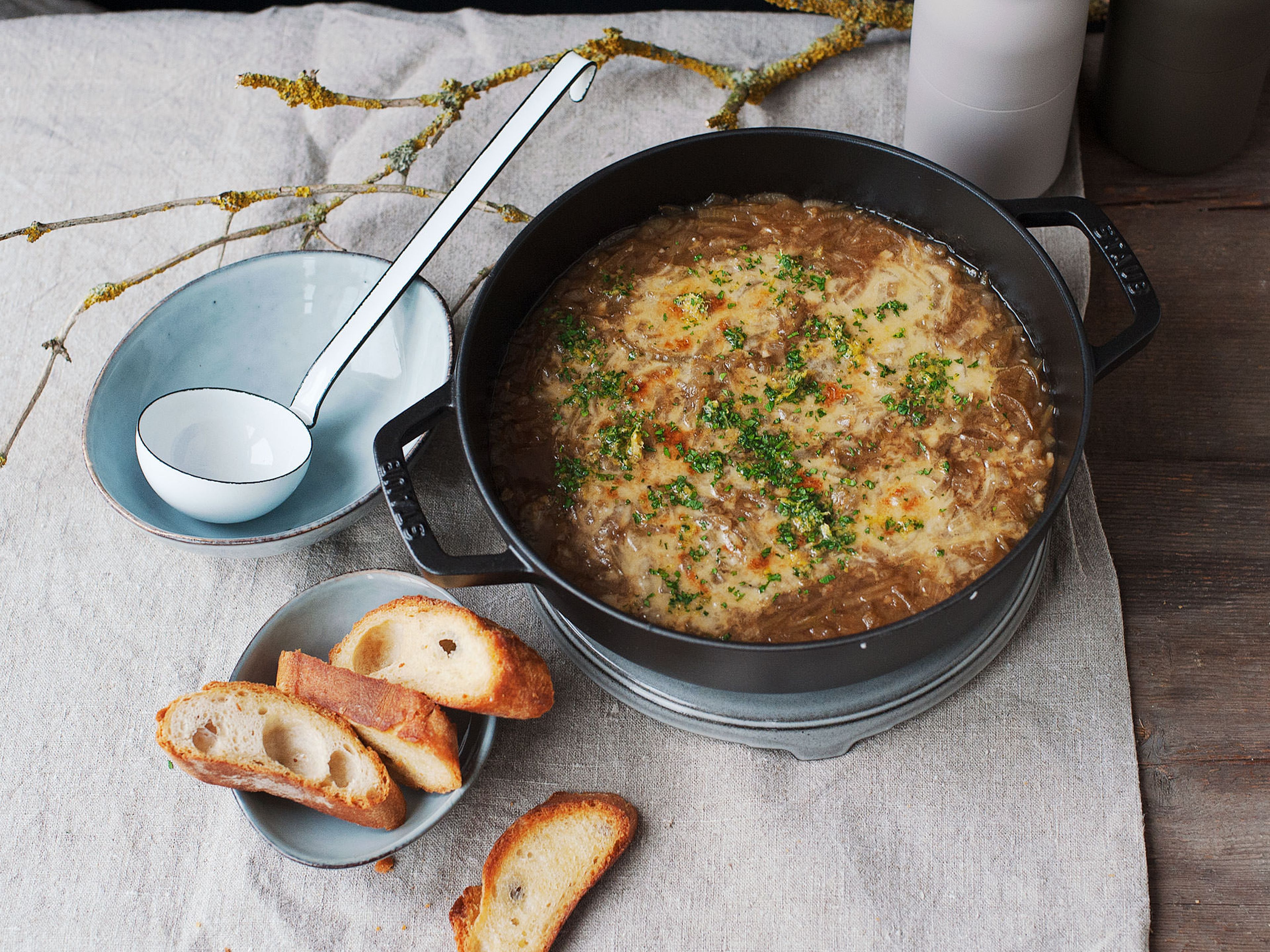 Französische Zwiebelsuppe