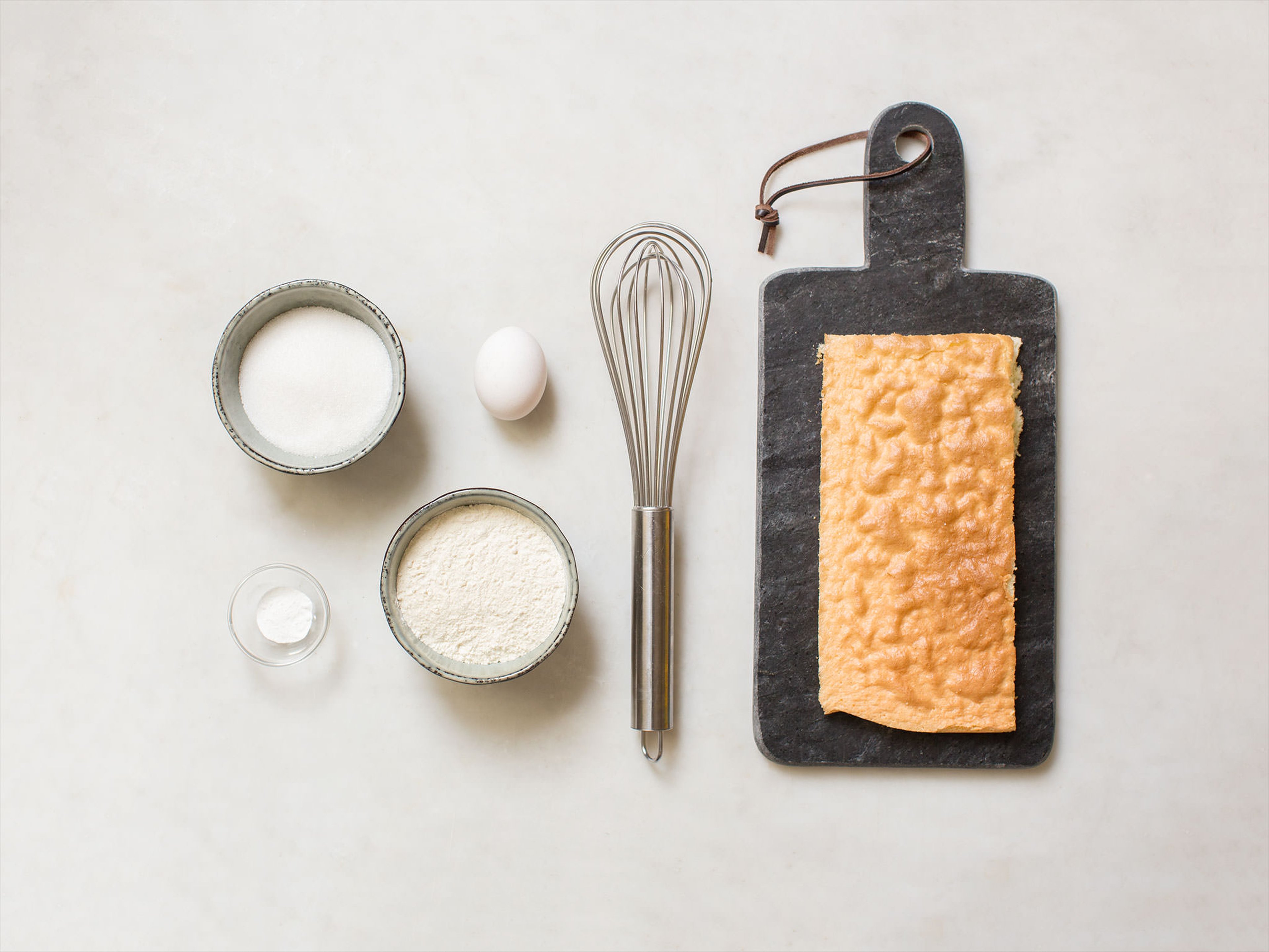 Homemade sponge cake