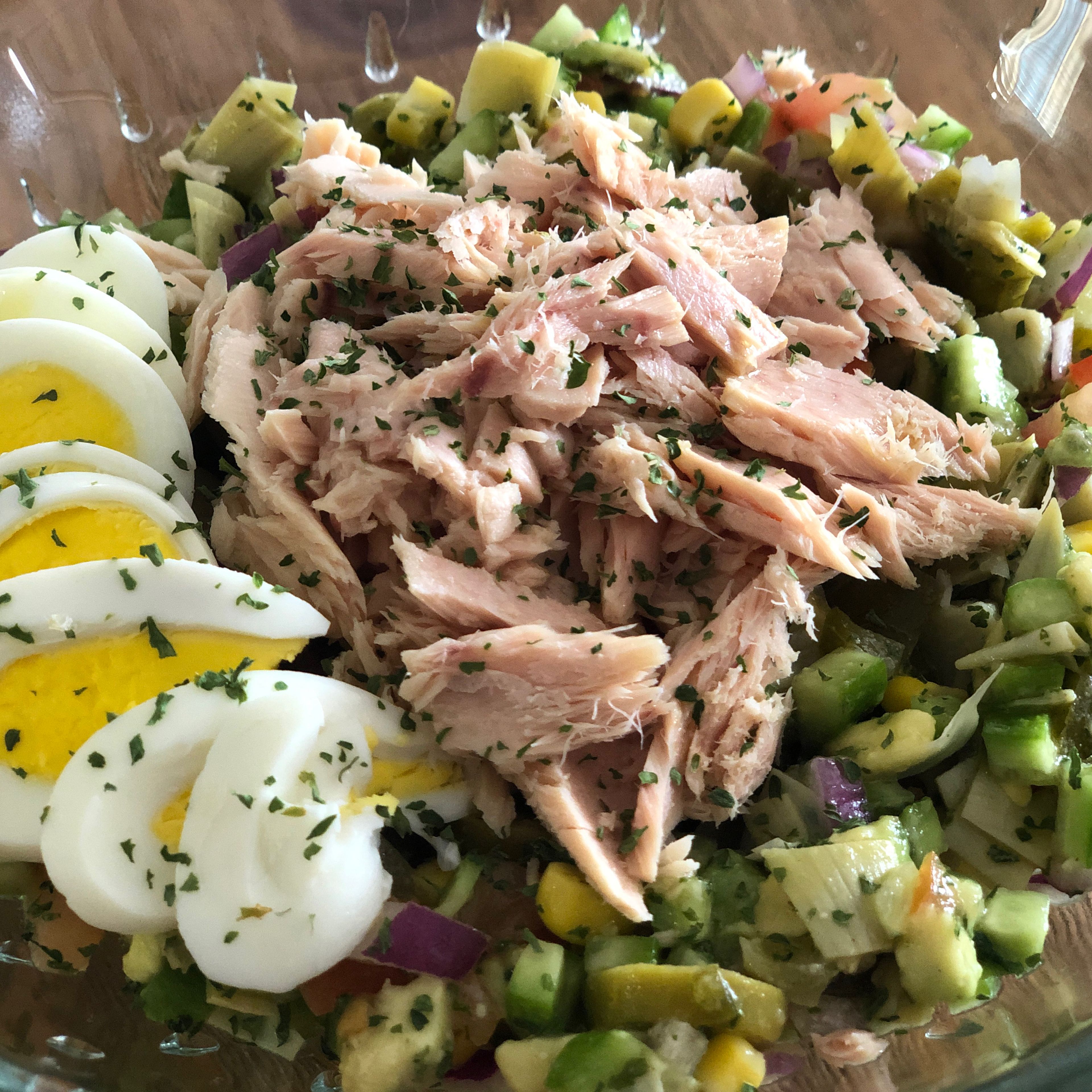 Israeli Tuna Everything Salad