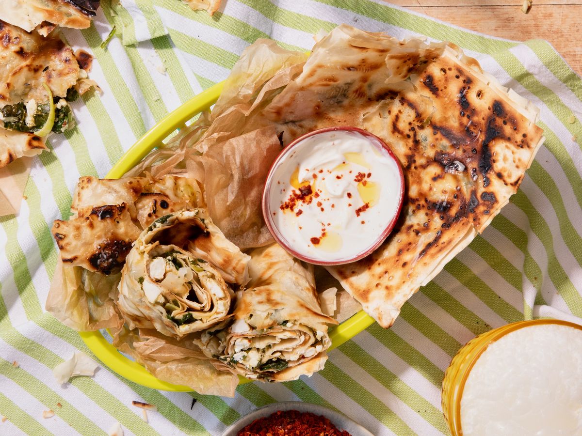 Easy Turkish gozleme | Recipe | Kitchen Stories