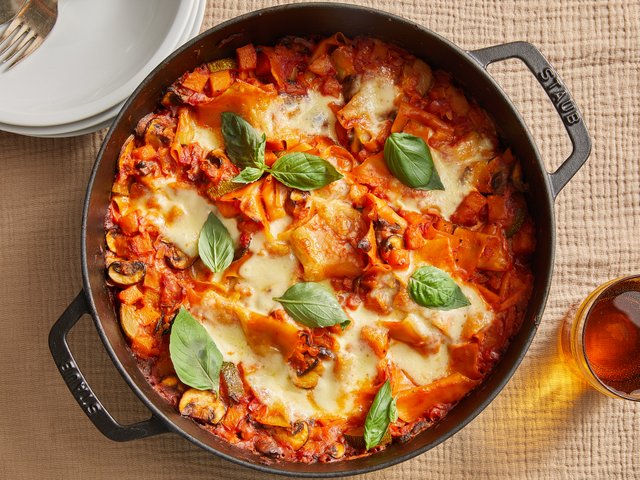 One-pot vegetarian lasagna | Recipe | Kitchen Stories