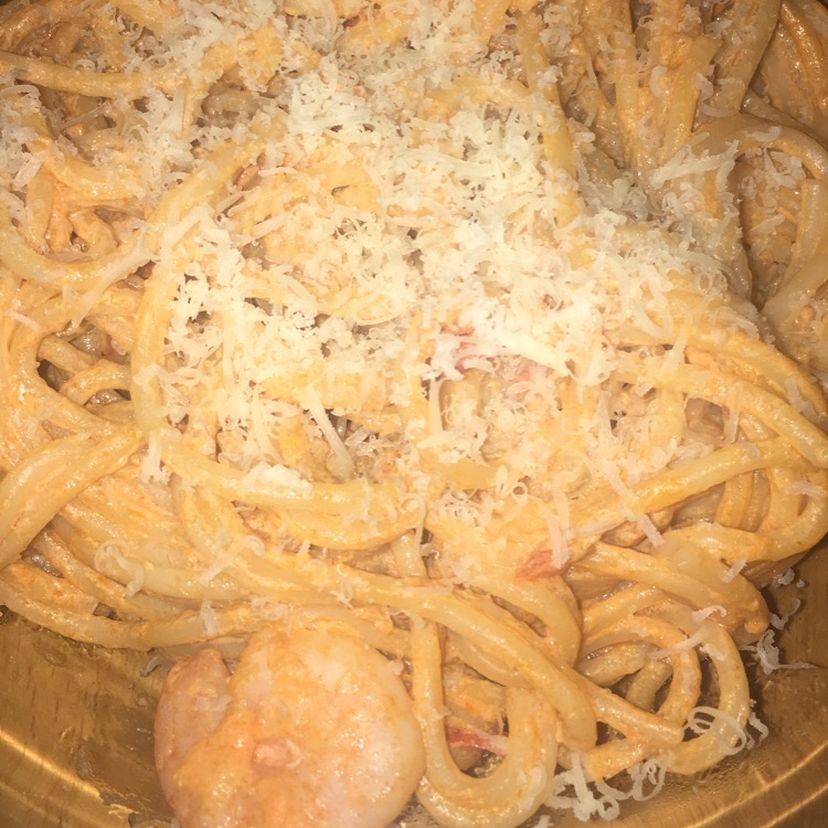 Shrimps-Spaghetti