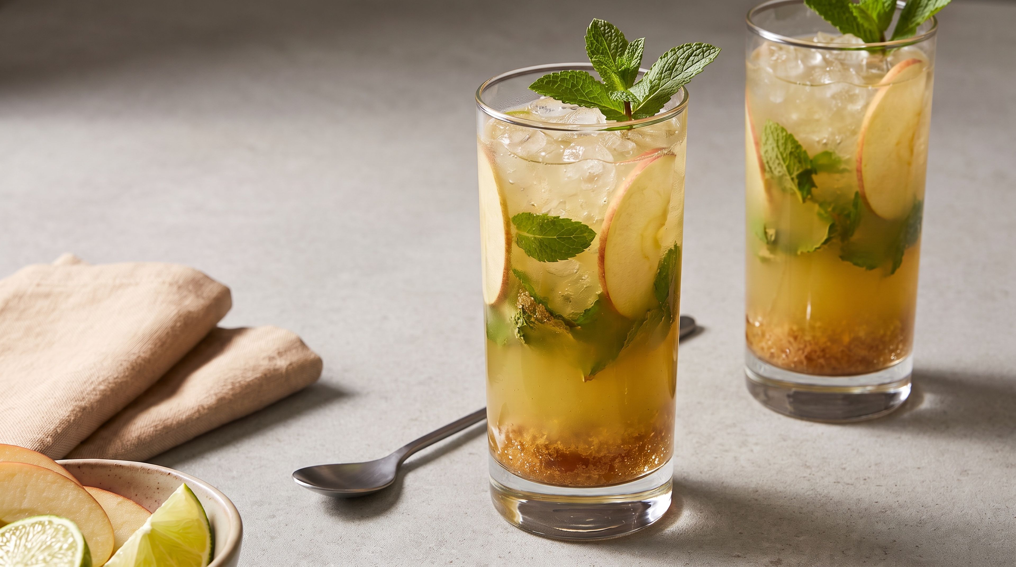 Apfel-Mojito: Ein fruchtiges Update für den Cocktail-Klassiker