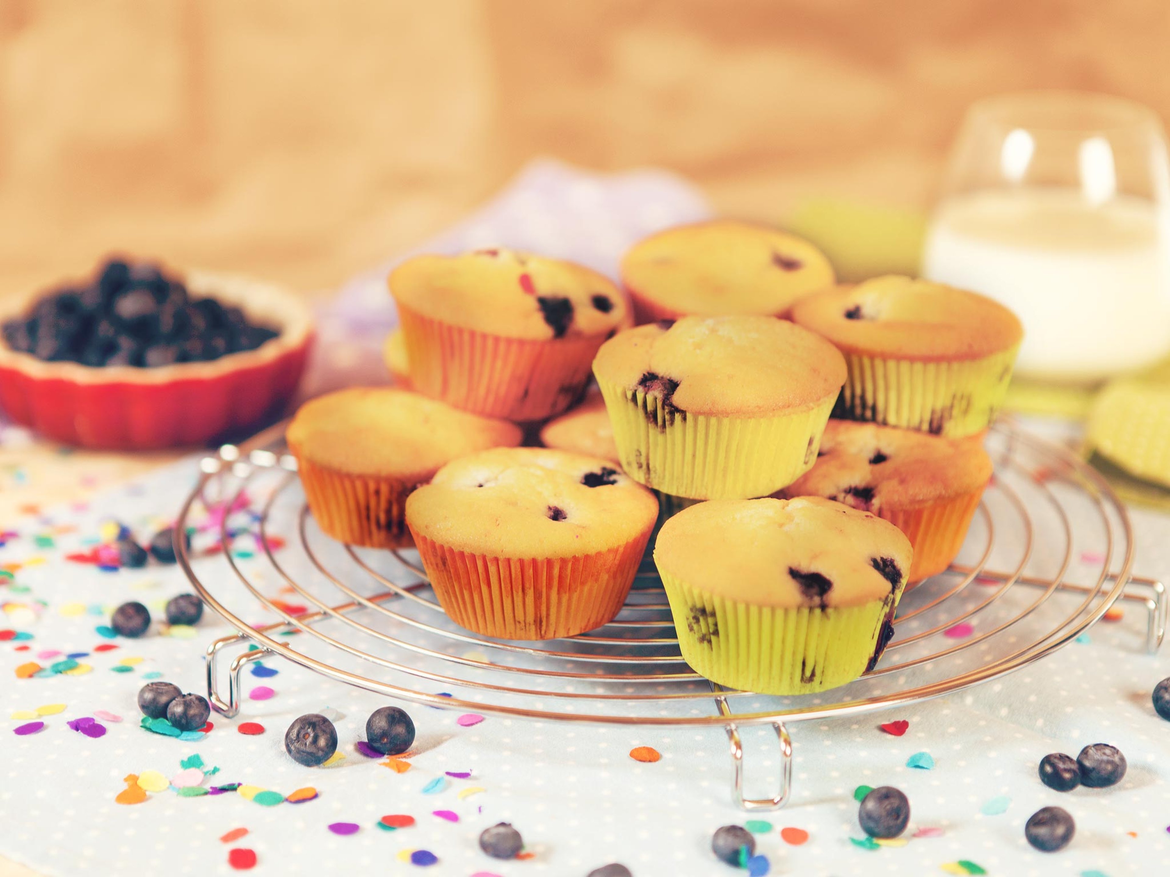 Blueberry muffins