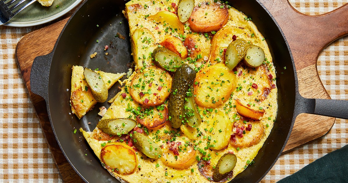 Bauernfrühstück (Deftiges Kartoffel-Omelett) | Rezept | Kitchen Stories