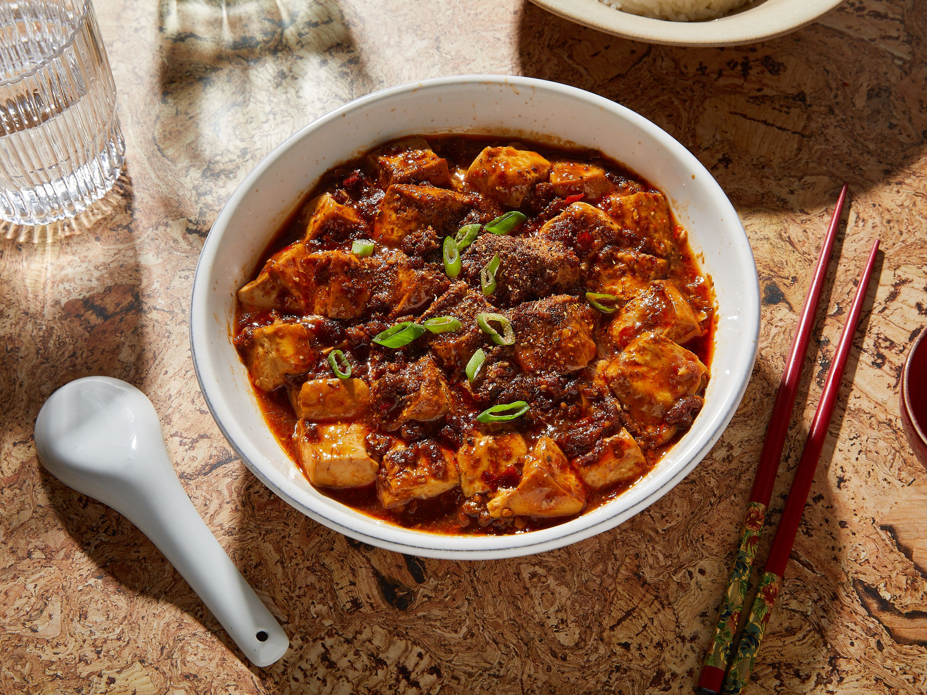 Xueci makes mapo tofu