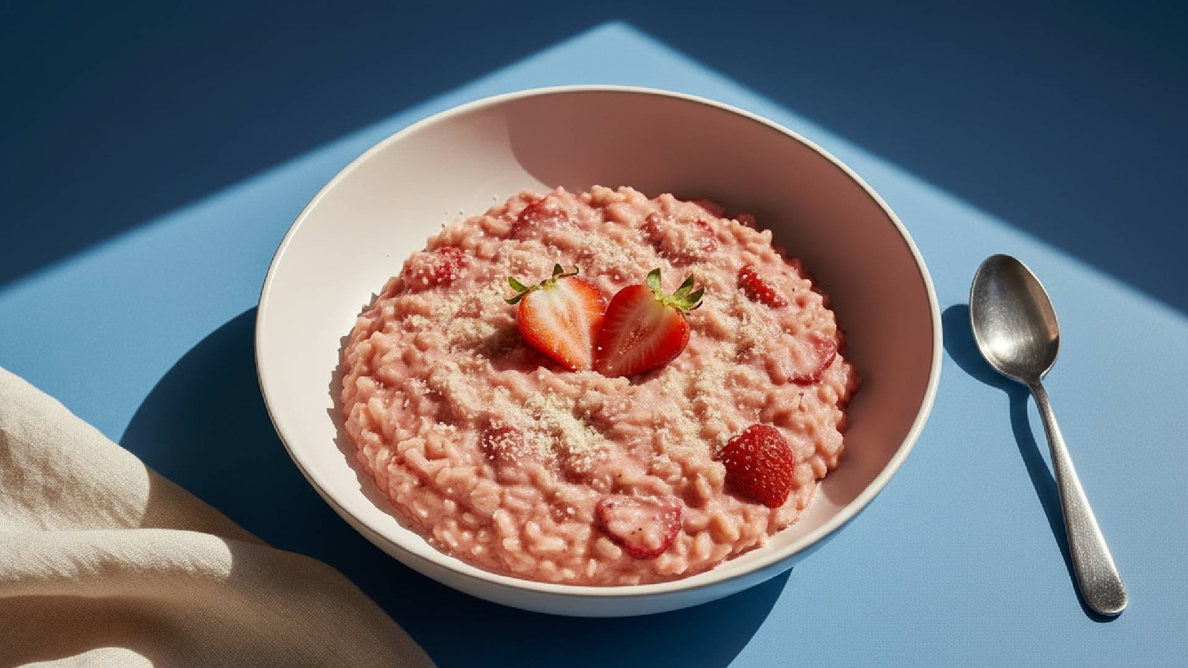 Fruchtiges Erdbeerrisotto: Der italienische Klassiker mit süß-herzhaftem Twist