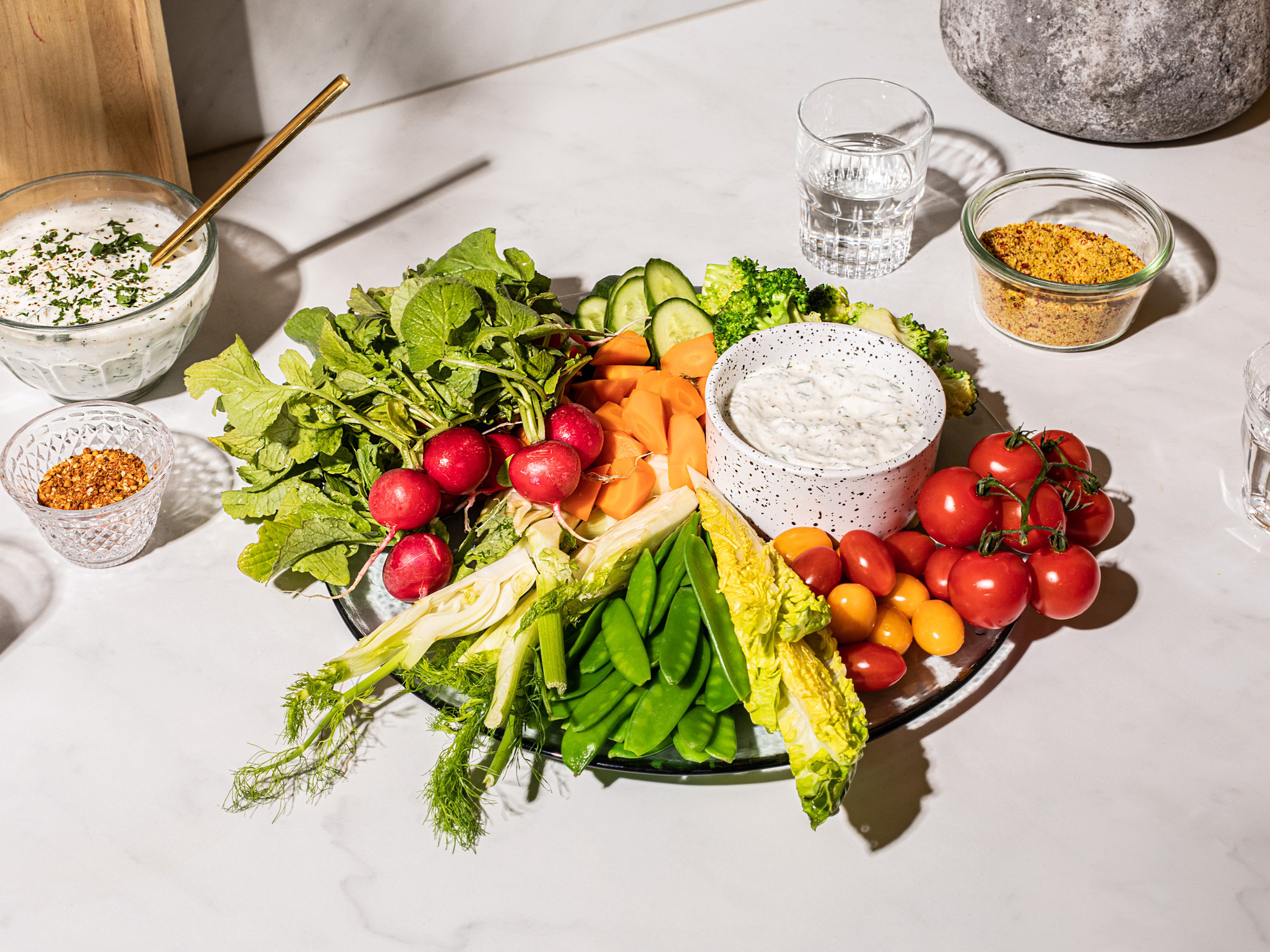 Crudités – Der Salat, bei dem du keine Gabel benötigst