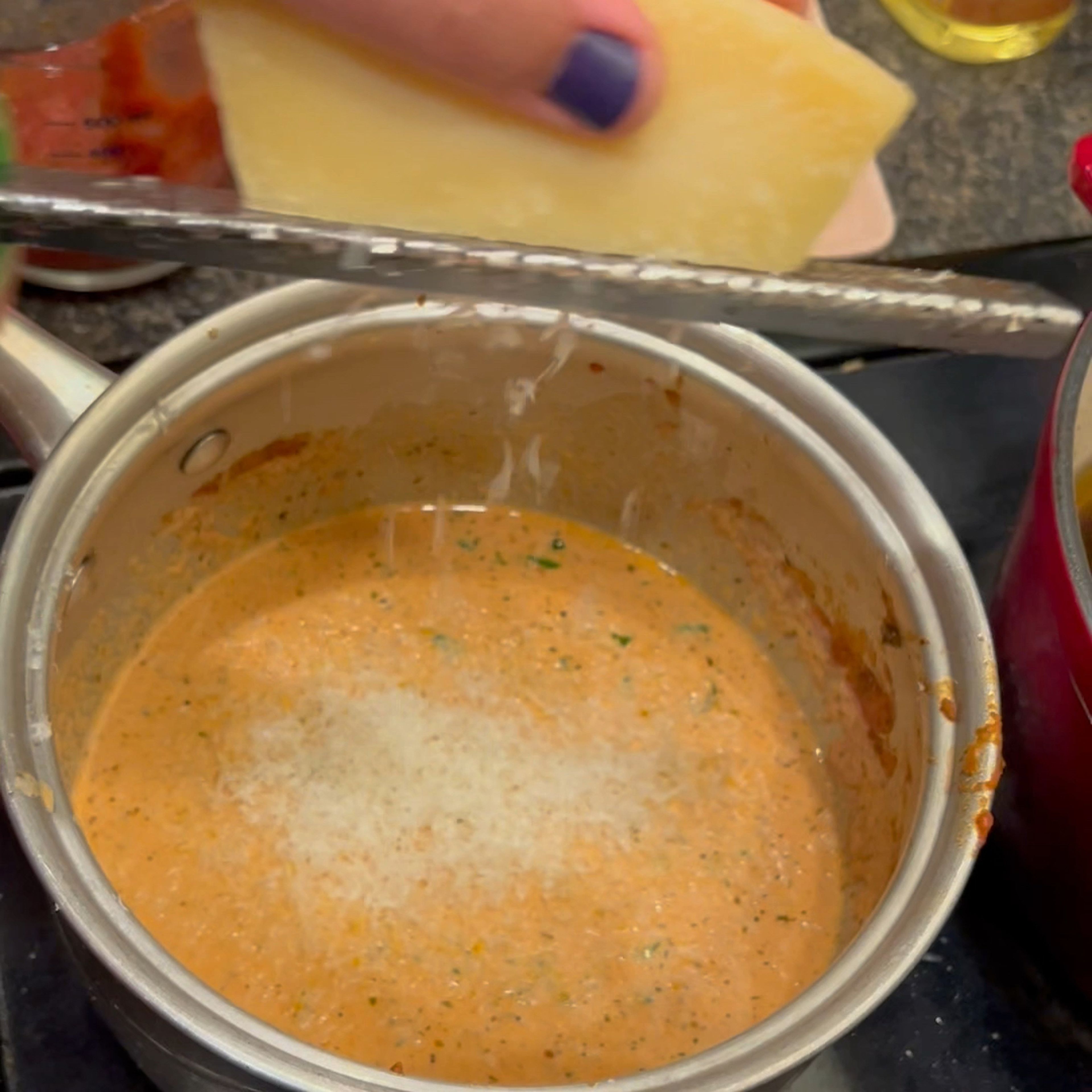 add cheese to sauce!