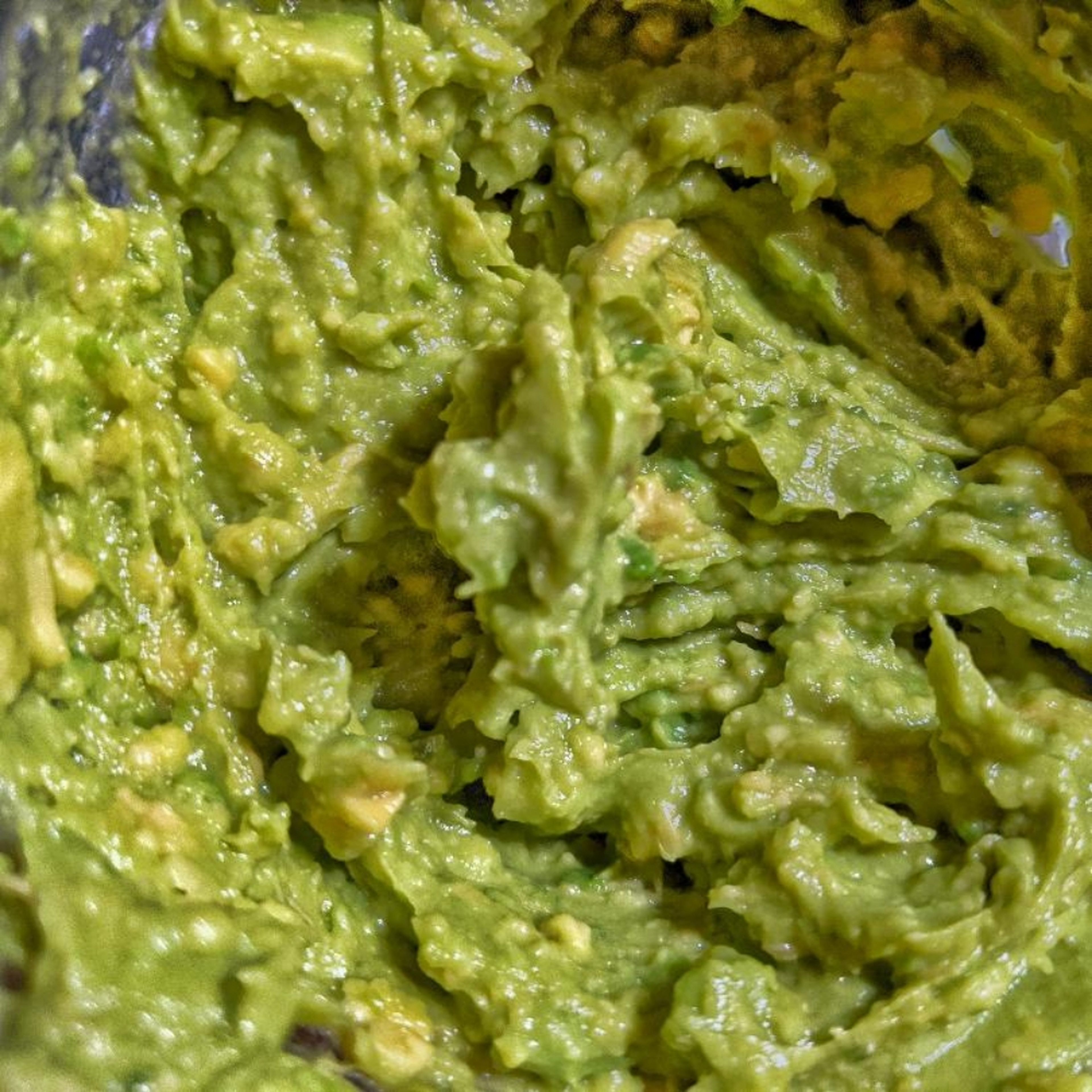 Halve and Mash avocado in a small bowl until desired smoothness.