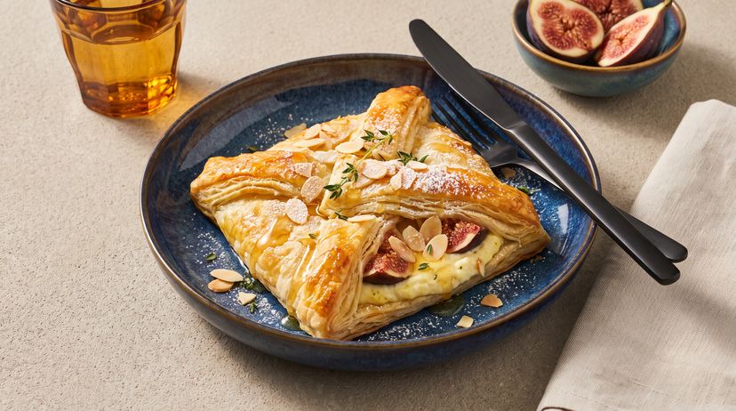 Knusprige Blätterteigtaschen mit Ricotta und Feigen aus der Heißluftfritteuse