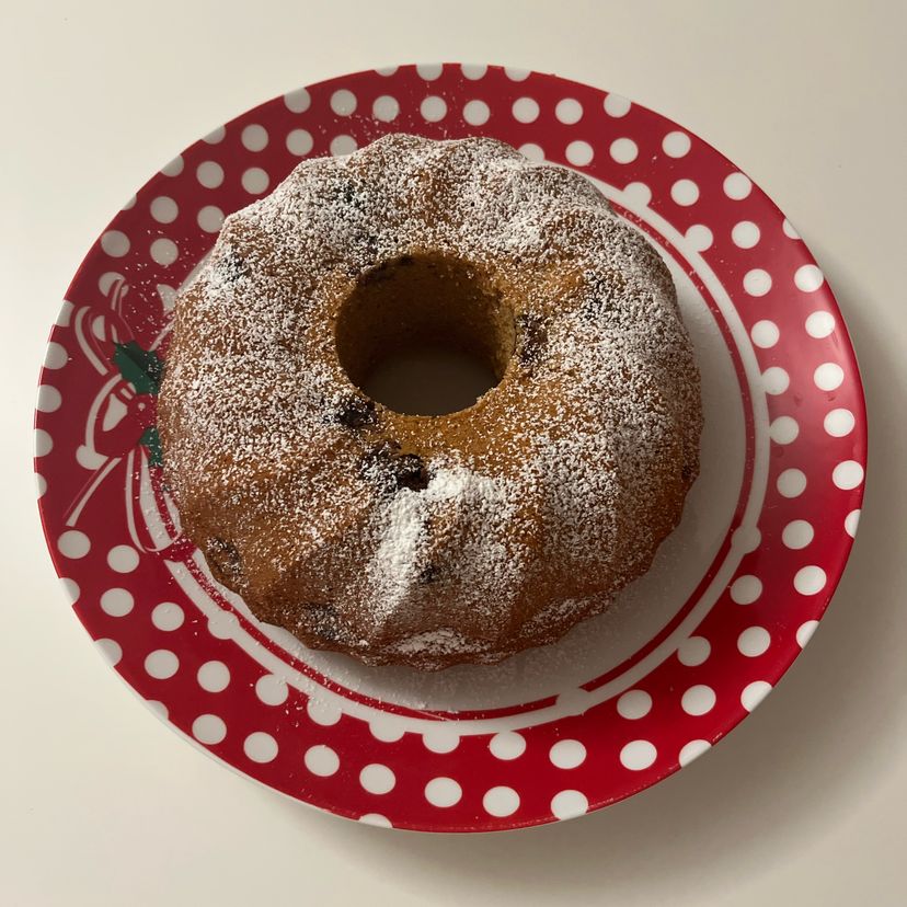 Blueberry pound cake