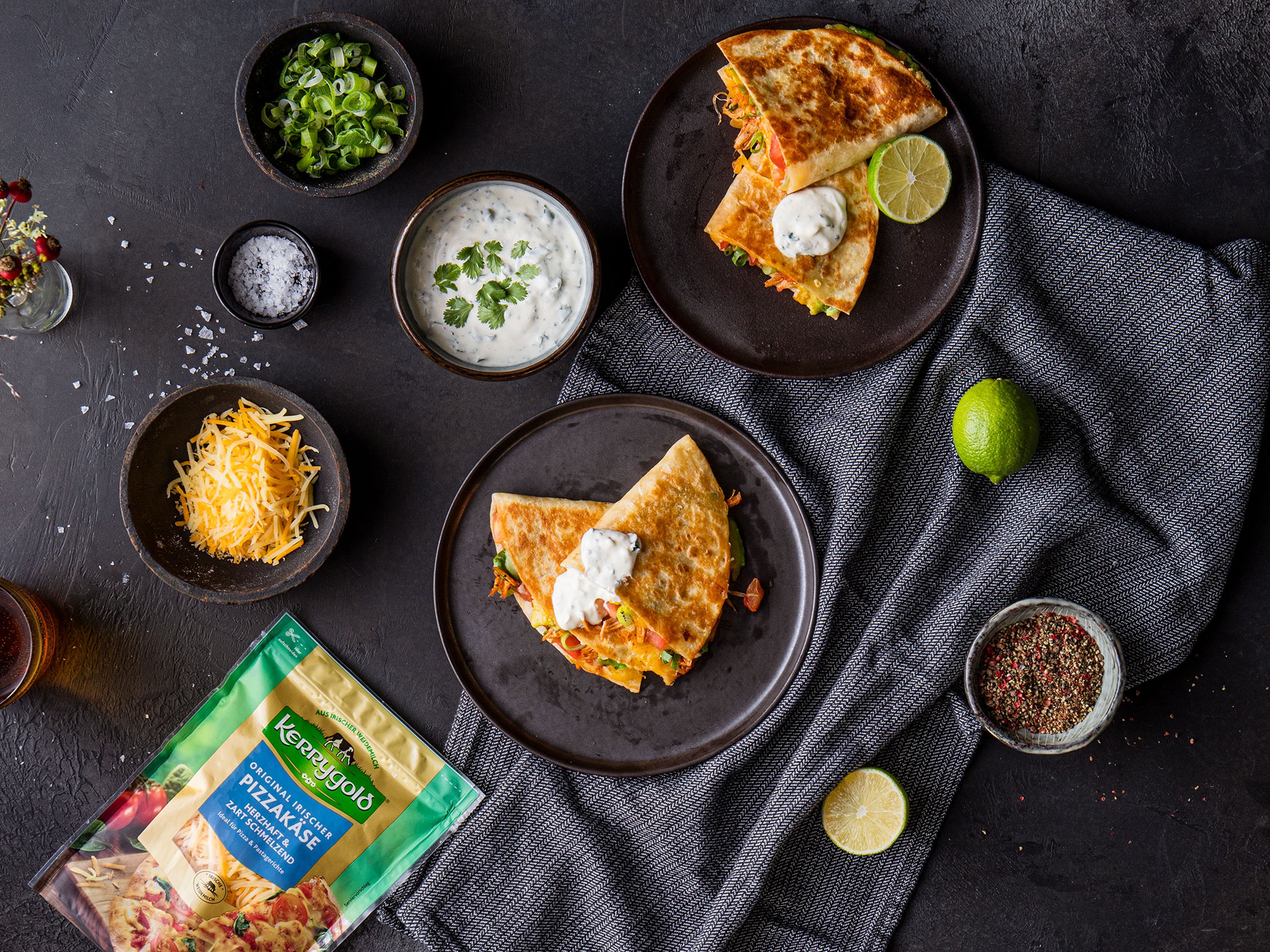 Würzige Chipotle Quesadillas