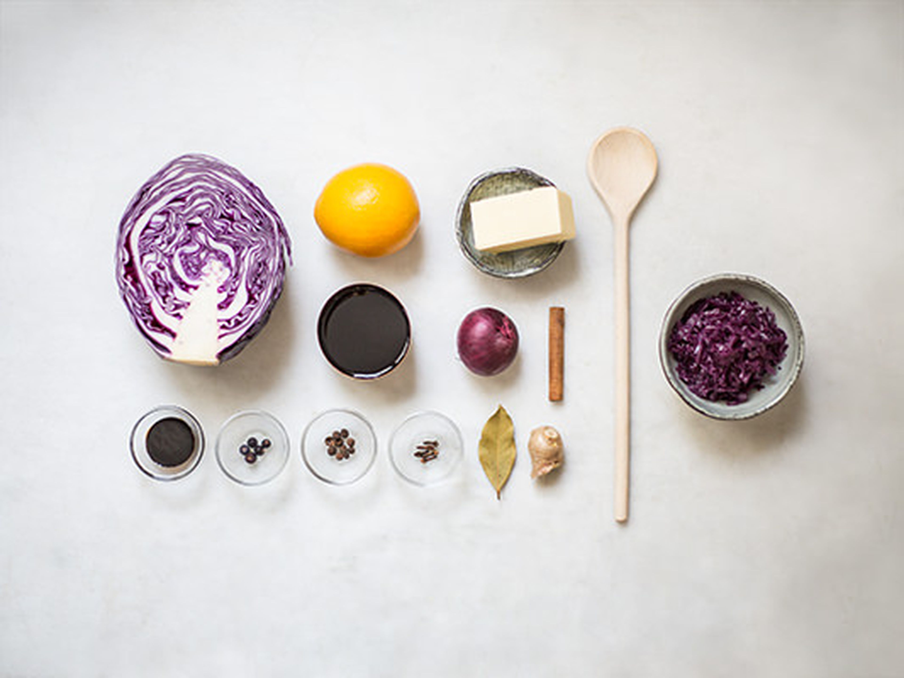 Homemade red cabbage