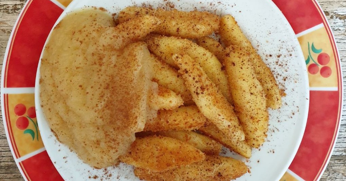 Süße Kartoffelnudeln mit Apfelmus aus dem Cookit | Rezept | Kitchen Stories