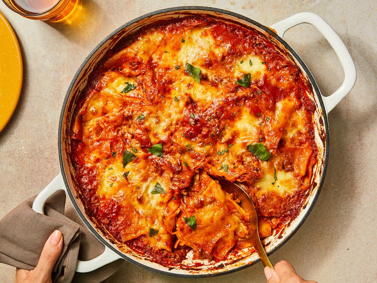 One-Pot-Lasagne für Faule | Rezept | Kitchen Stories