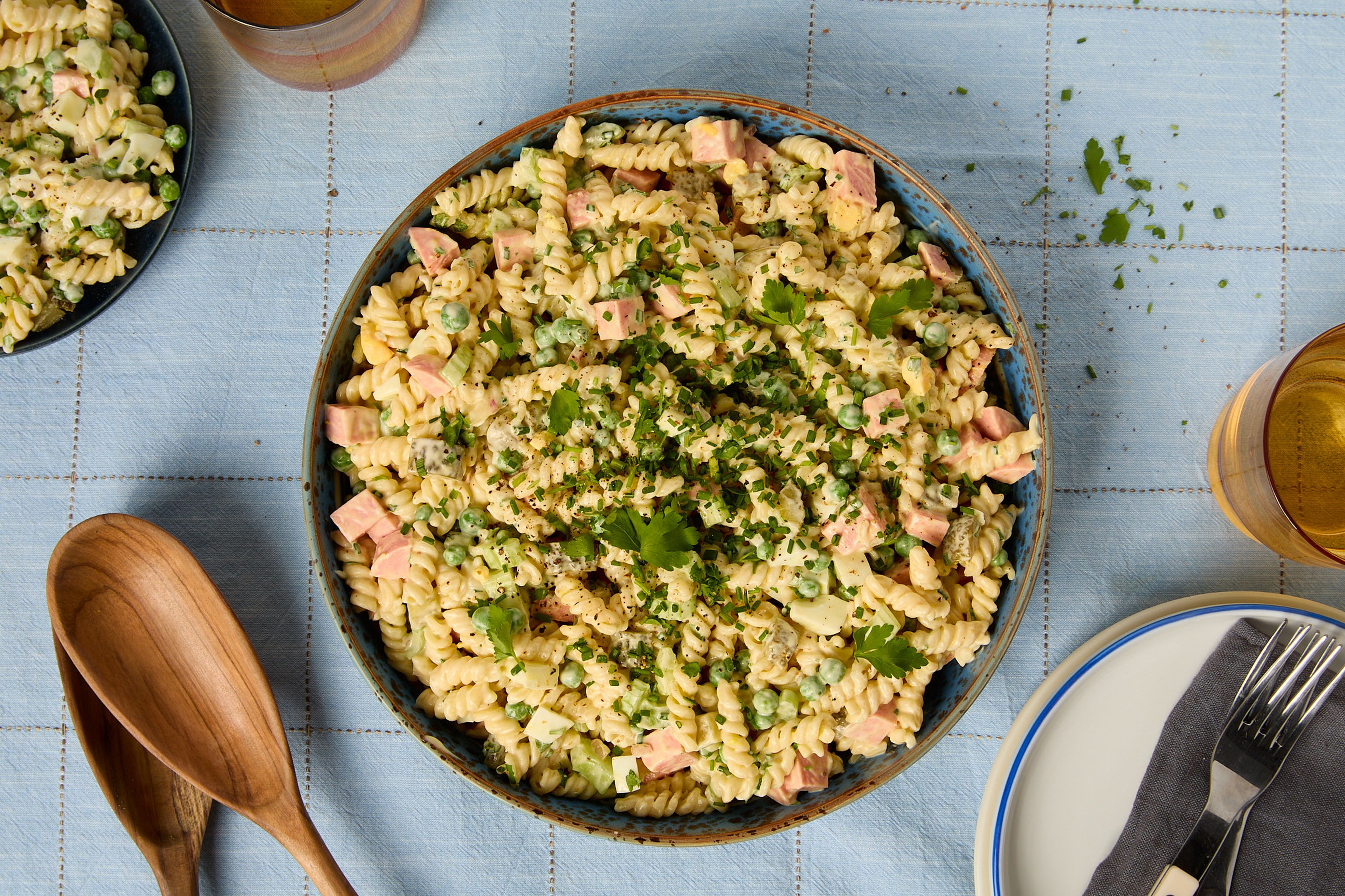 Classic German pasta salad