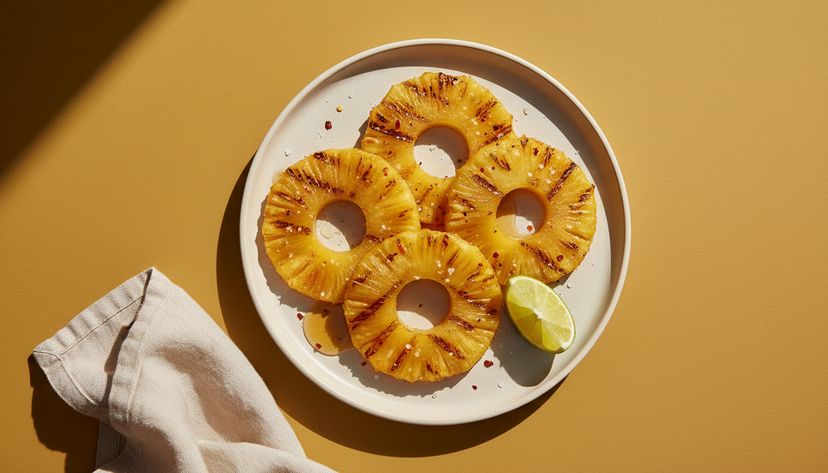Süß, pikant und karamellisiert: So machst du diese gegrillten Ananas