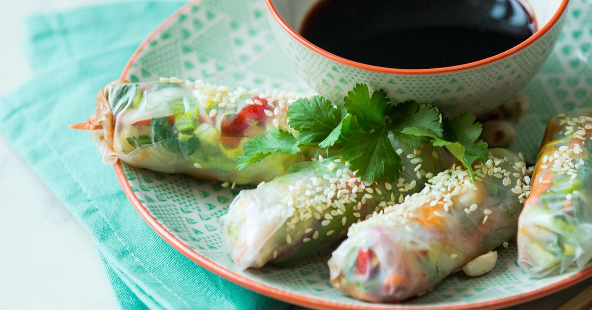 Vietnamesisch inspirierte Sommerrollen | Rezept | Kitchen Stories