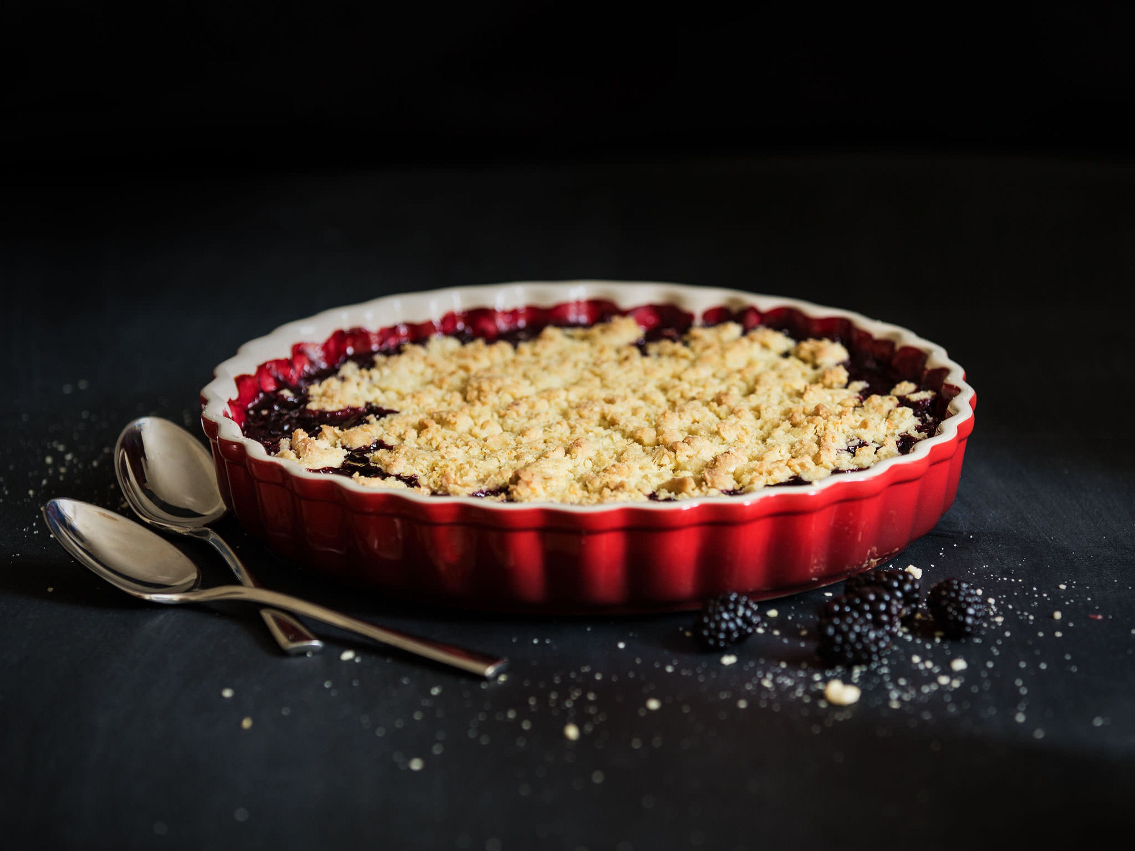 Berry crumble