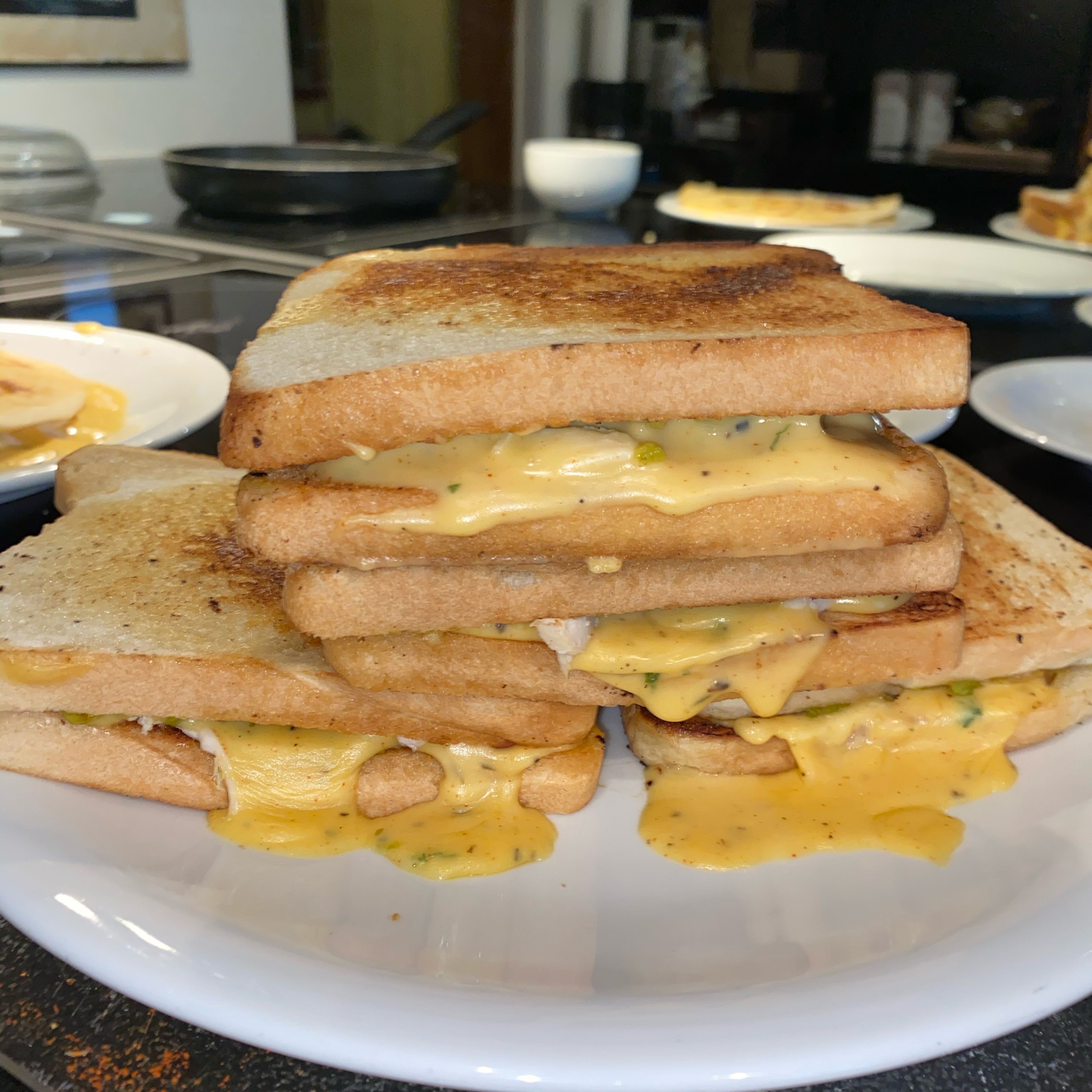 Grilled Chicken Cheese Sandwich