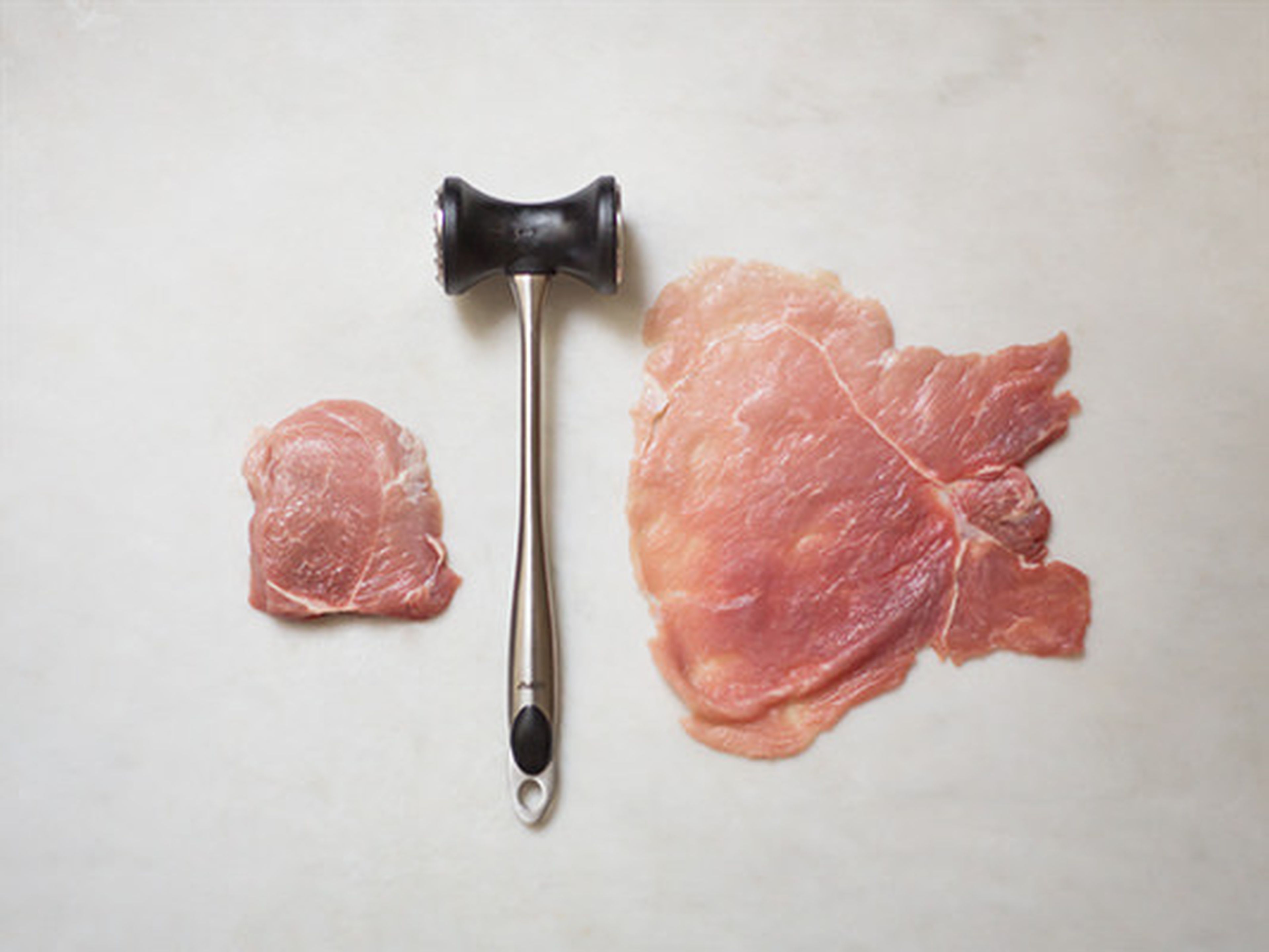 How to flatten meat