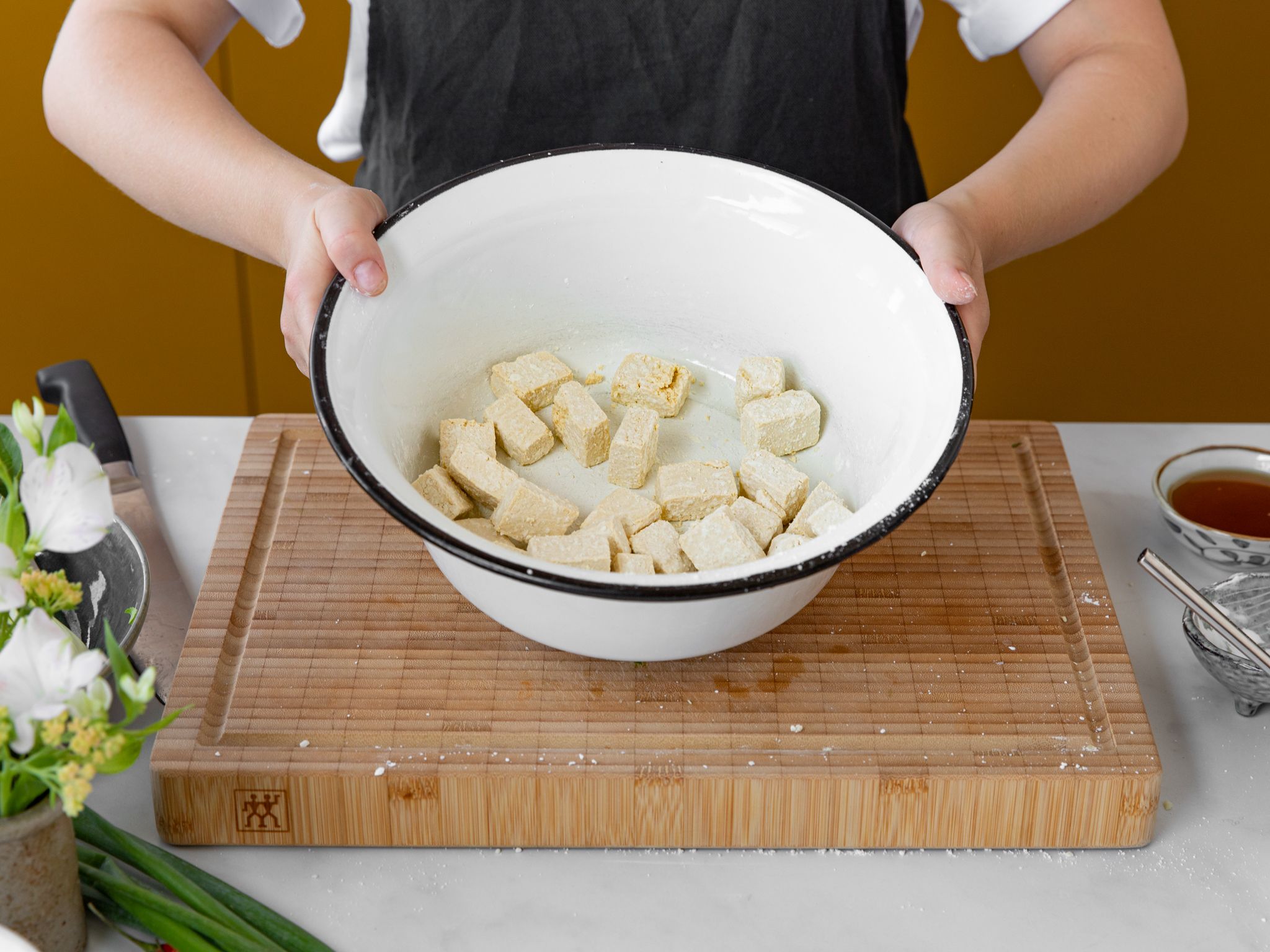 Bok choy and crispy tofu stir fry | Recipe | Kitchen Stories