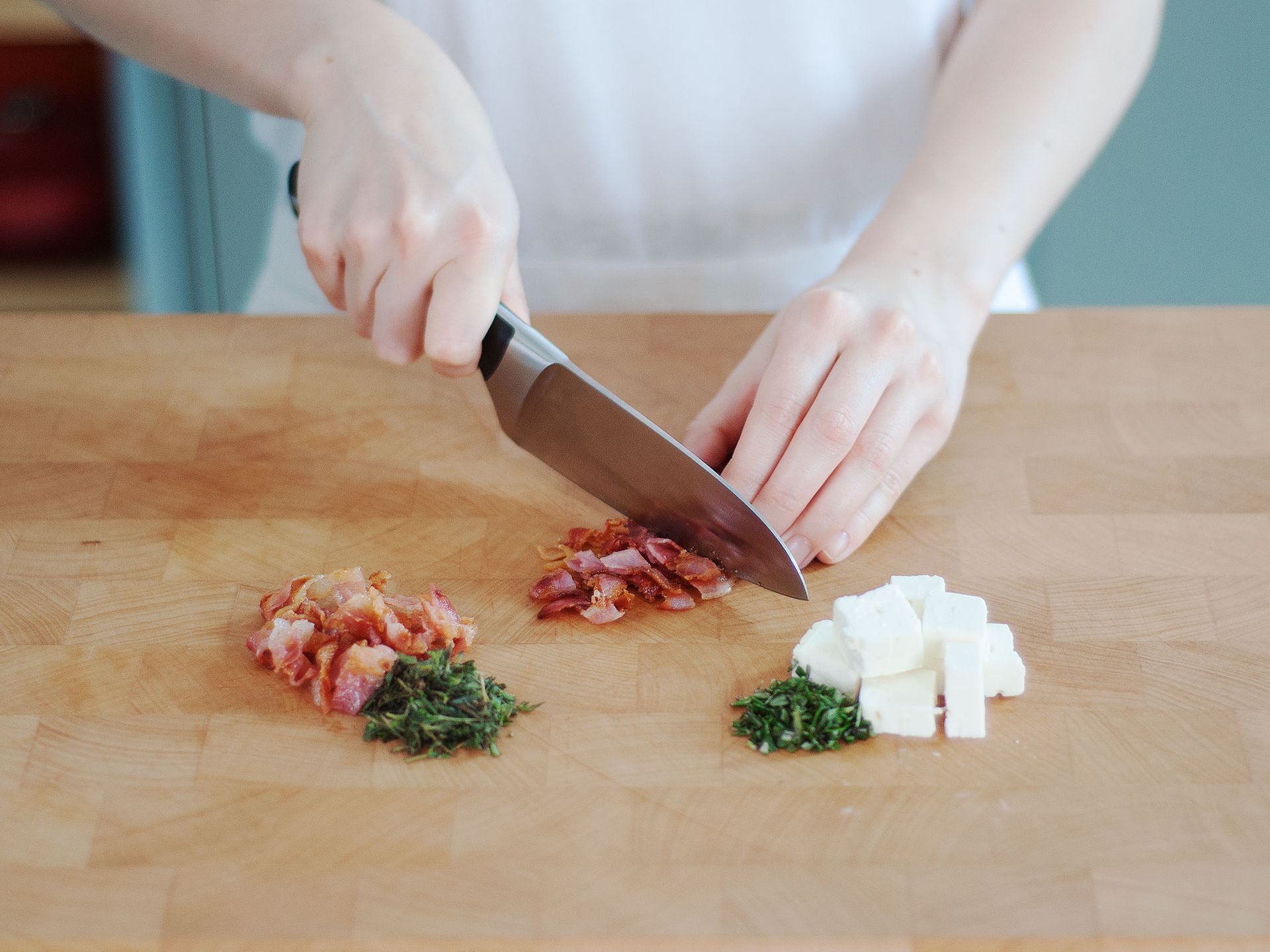 Maismuffins mit Speck und Feta | Rezept | Kitchen Stories