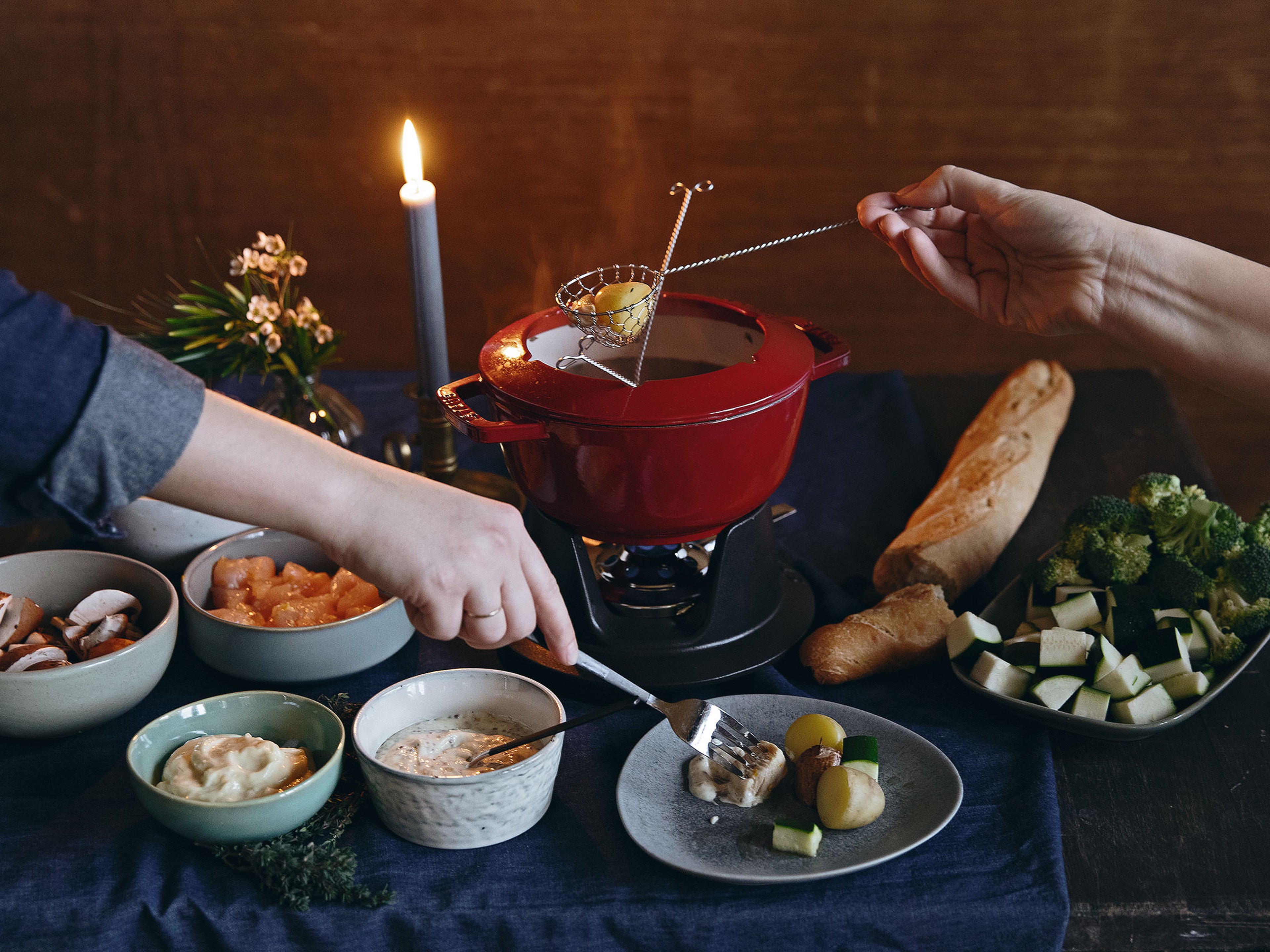 Broth fondue