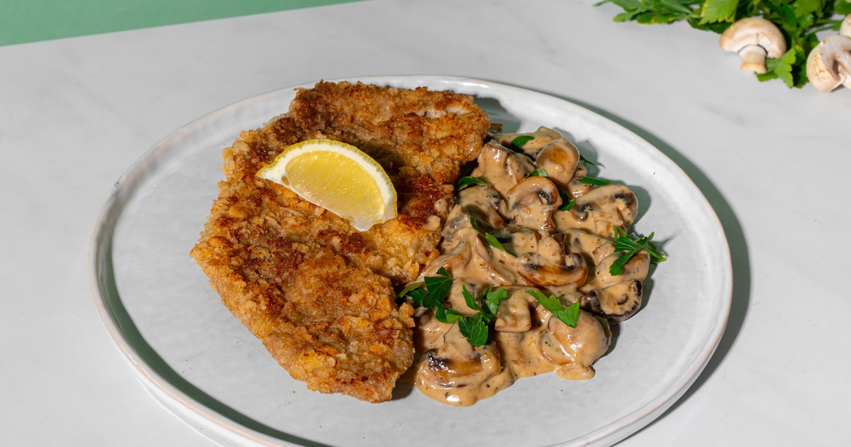 Happiness is a Crispy Breadcrumbcoated Schnitzel Stories Kitchen