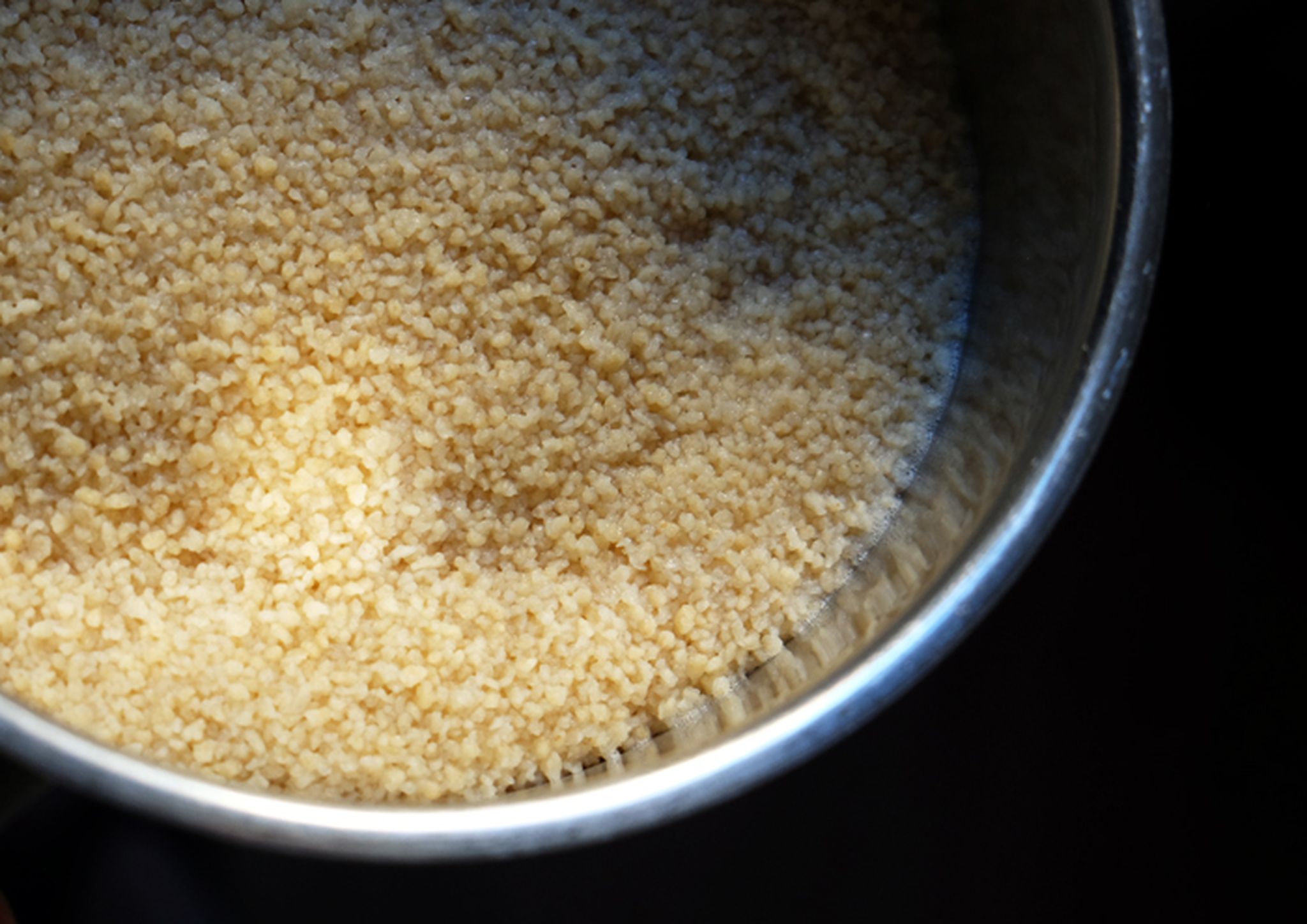 Salmon with couscous and zucchini Recipe Kitchen Stories