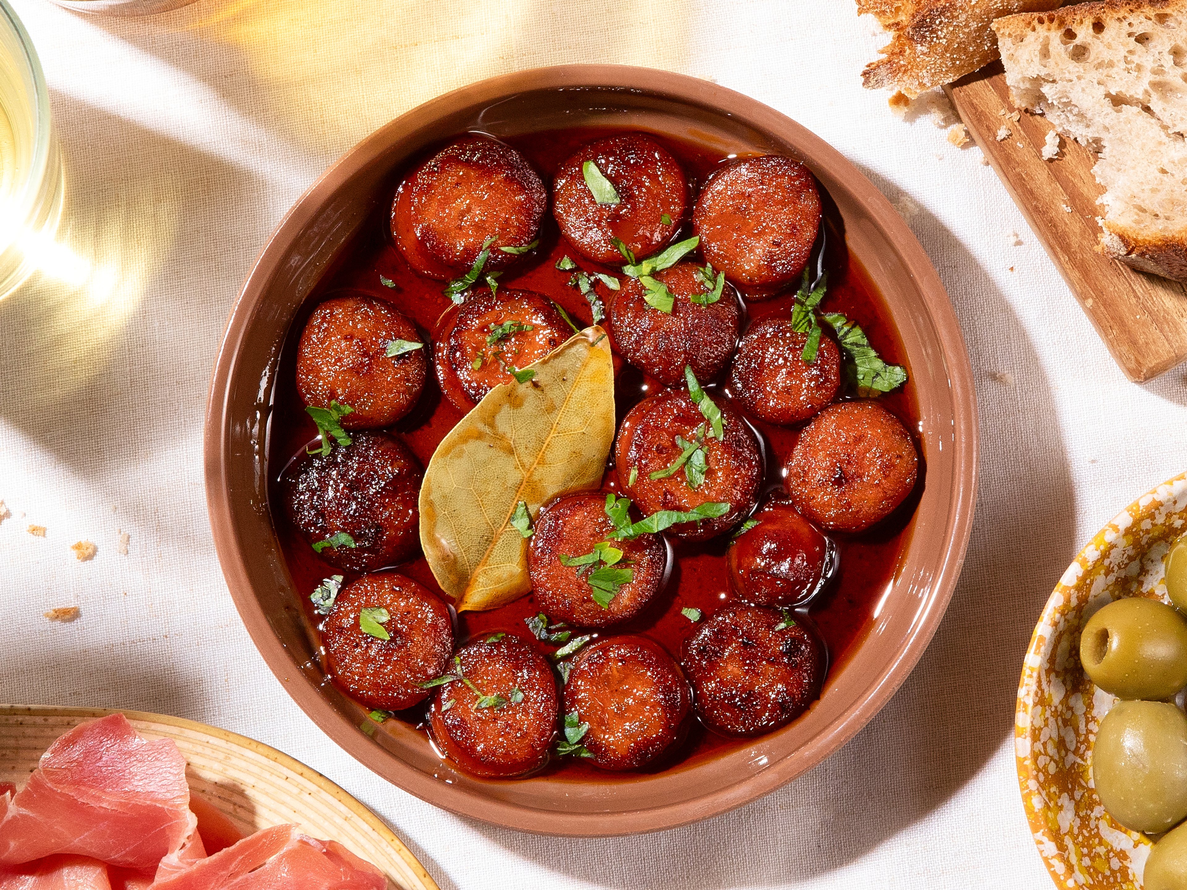 Chorizo a la Sidra (Gebratene Chorizo in Cider)