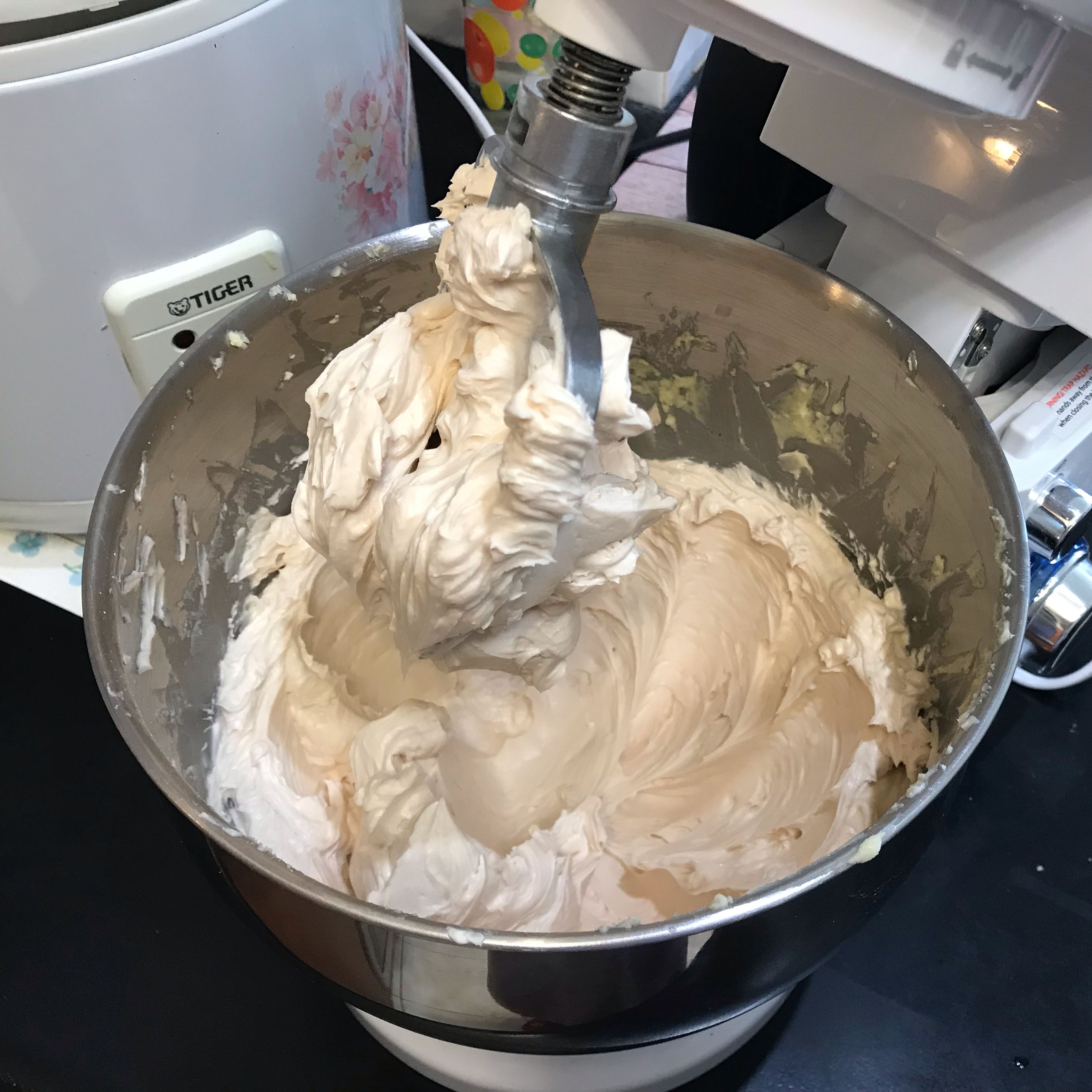 Optional: Switch to a paddle attachment and mix on low for 15-20 minutes to make the buttercream very smooth and remove air bubbles.