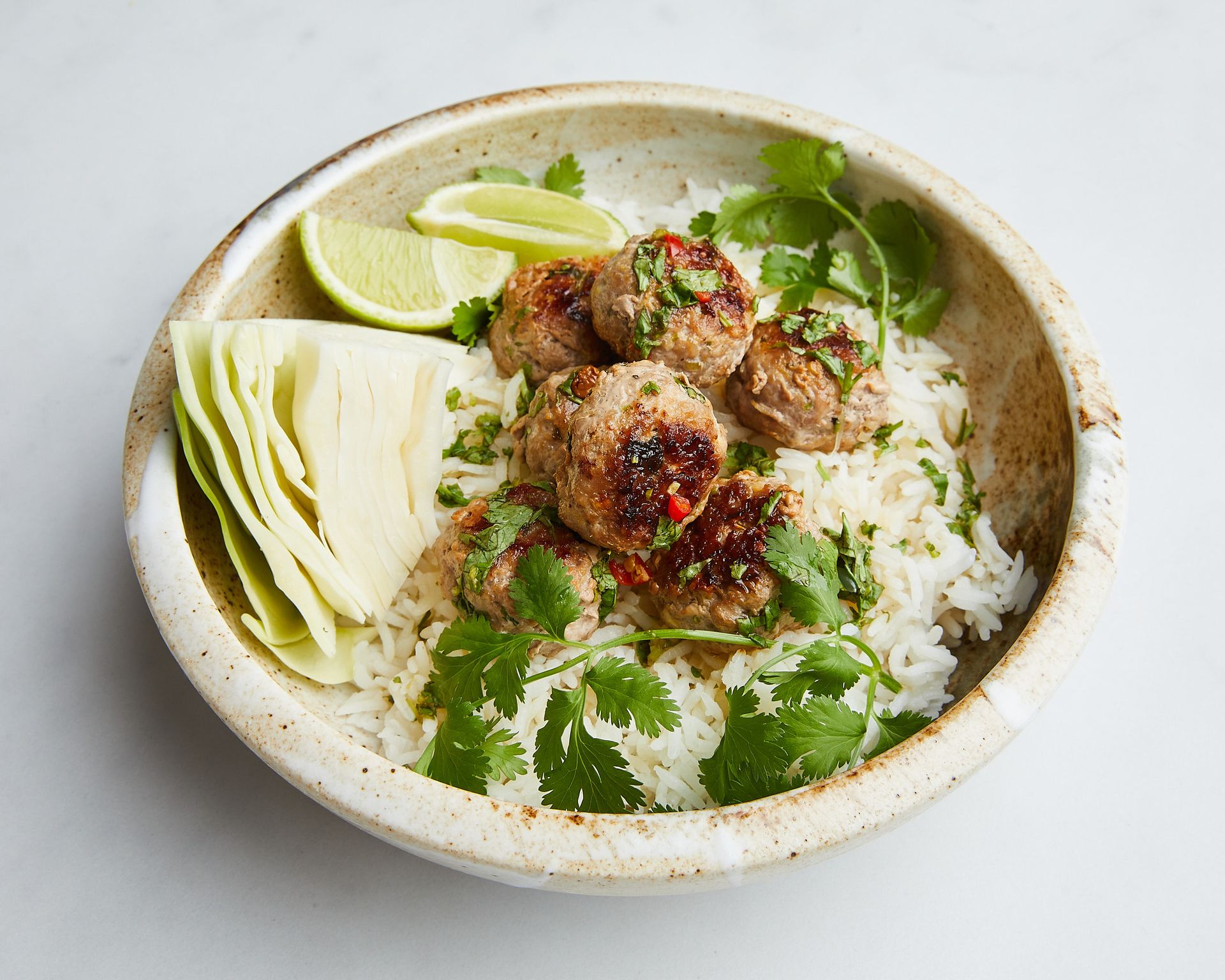 Easy lemongrass meatballs