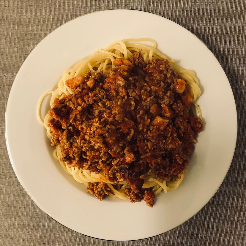 Bolognese with meat