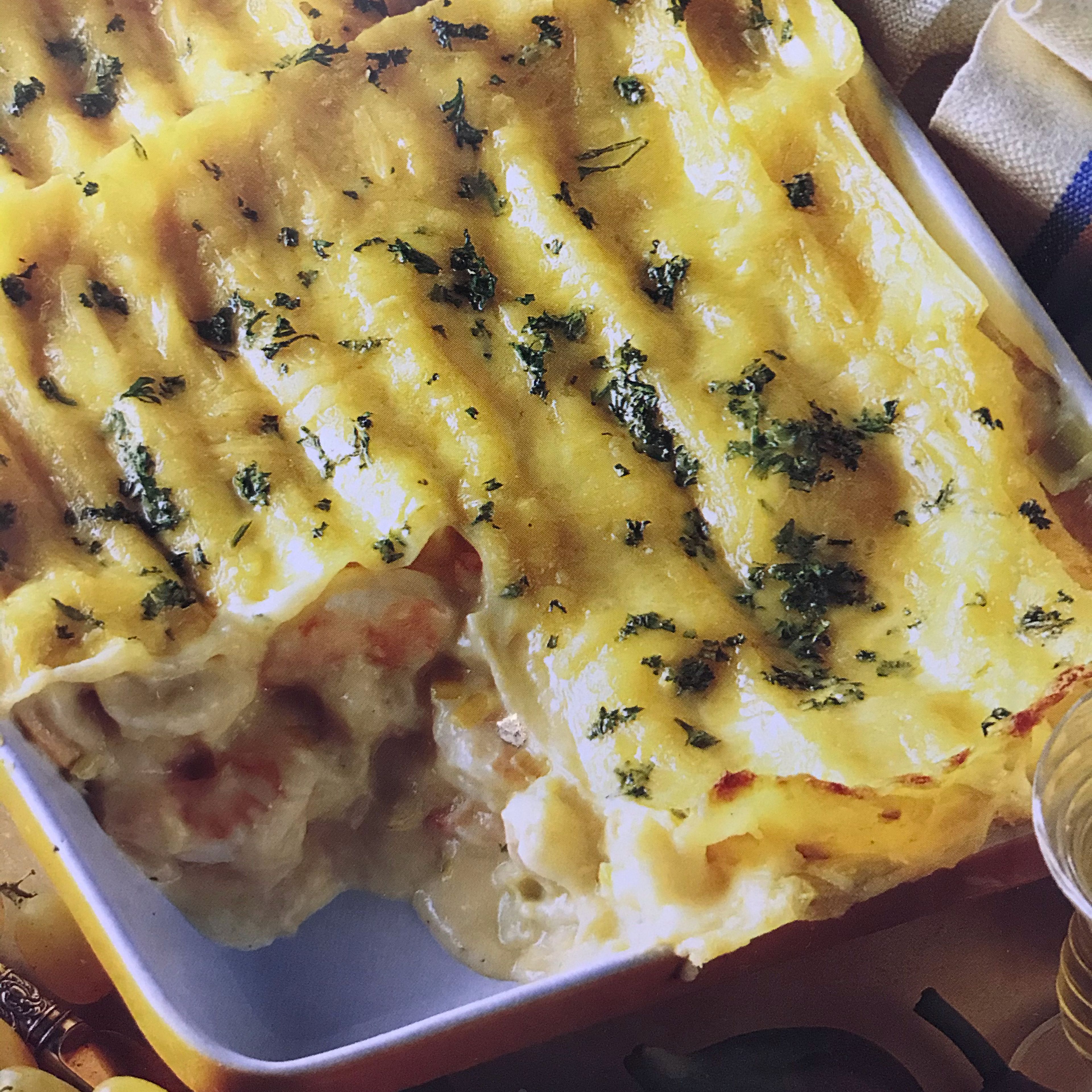 Baked Seafood Lasagna