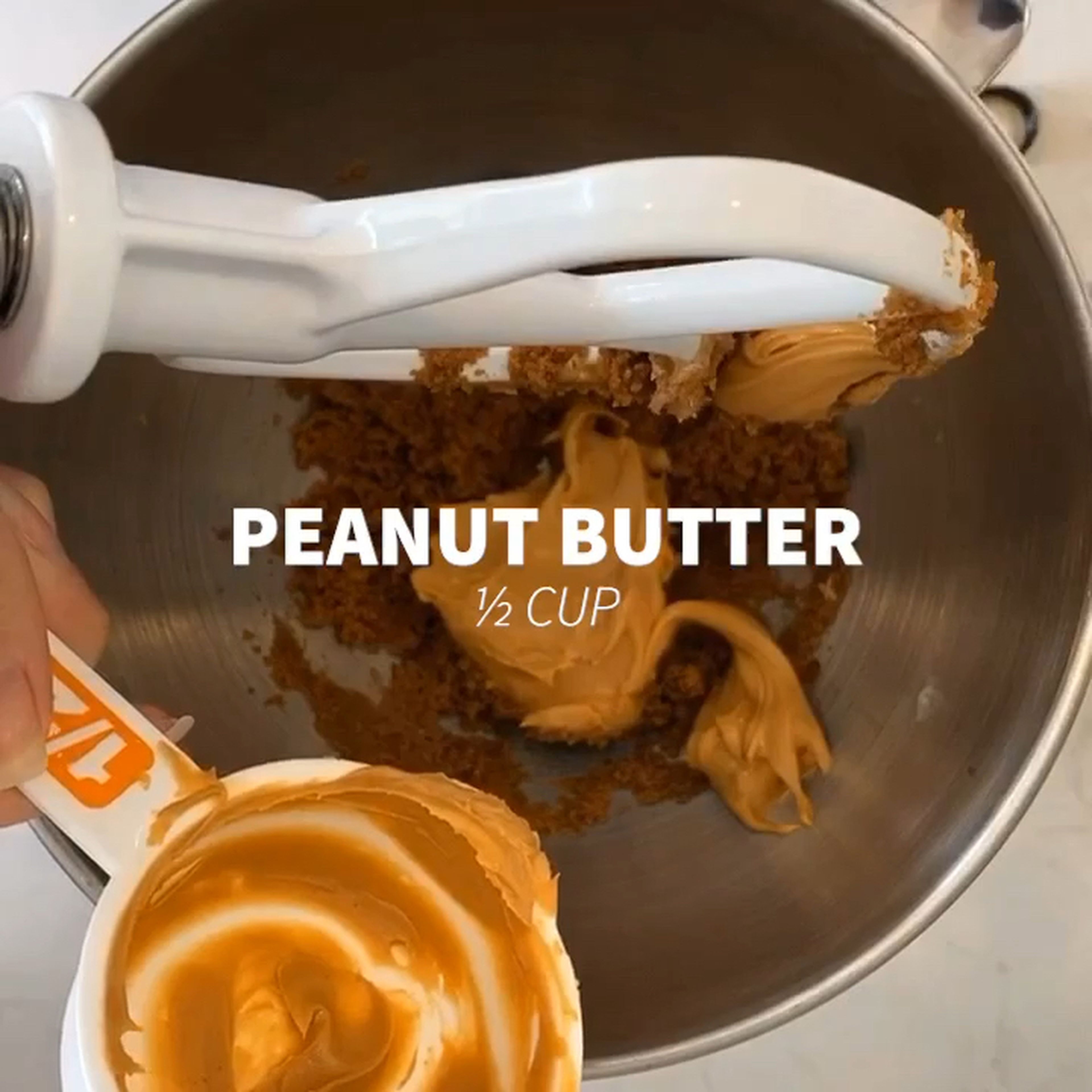 And the best part, add the peanut butter