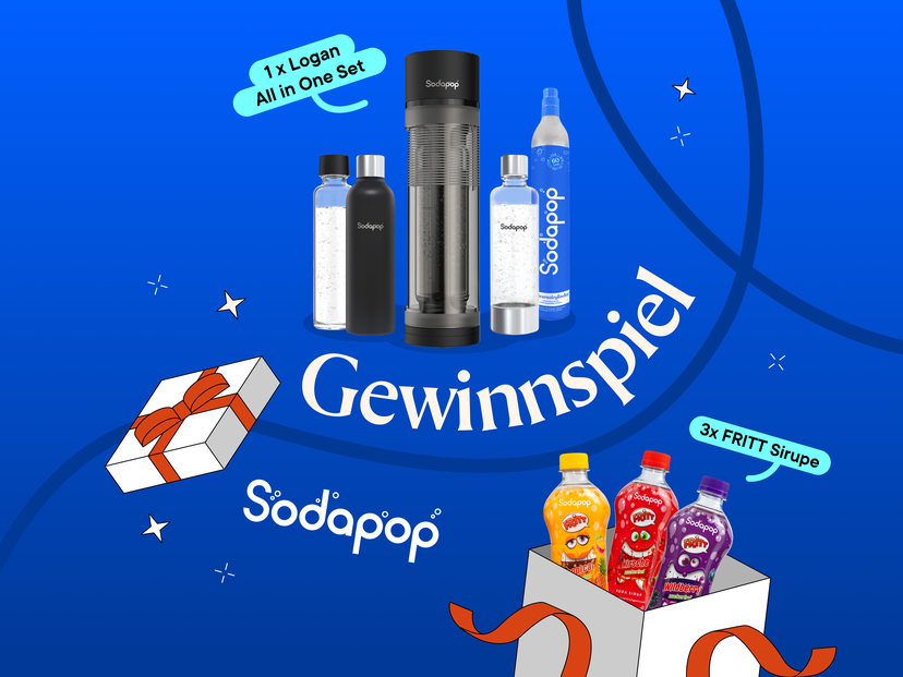 Gewinne dein Wassersprudler Set von Sodapop