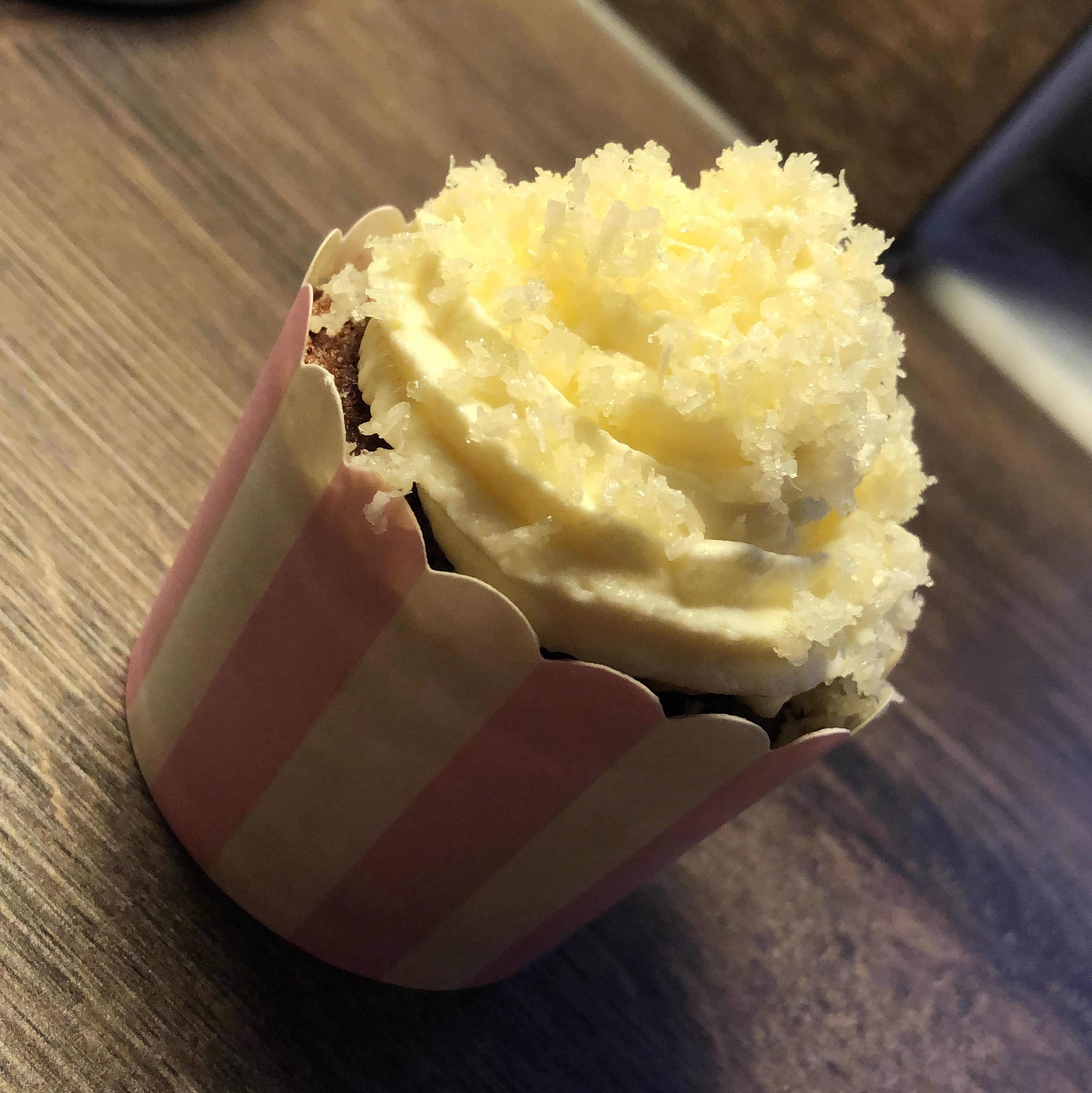 Schoko-Cupcakes mit Kokos-Topping