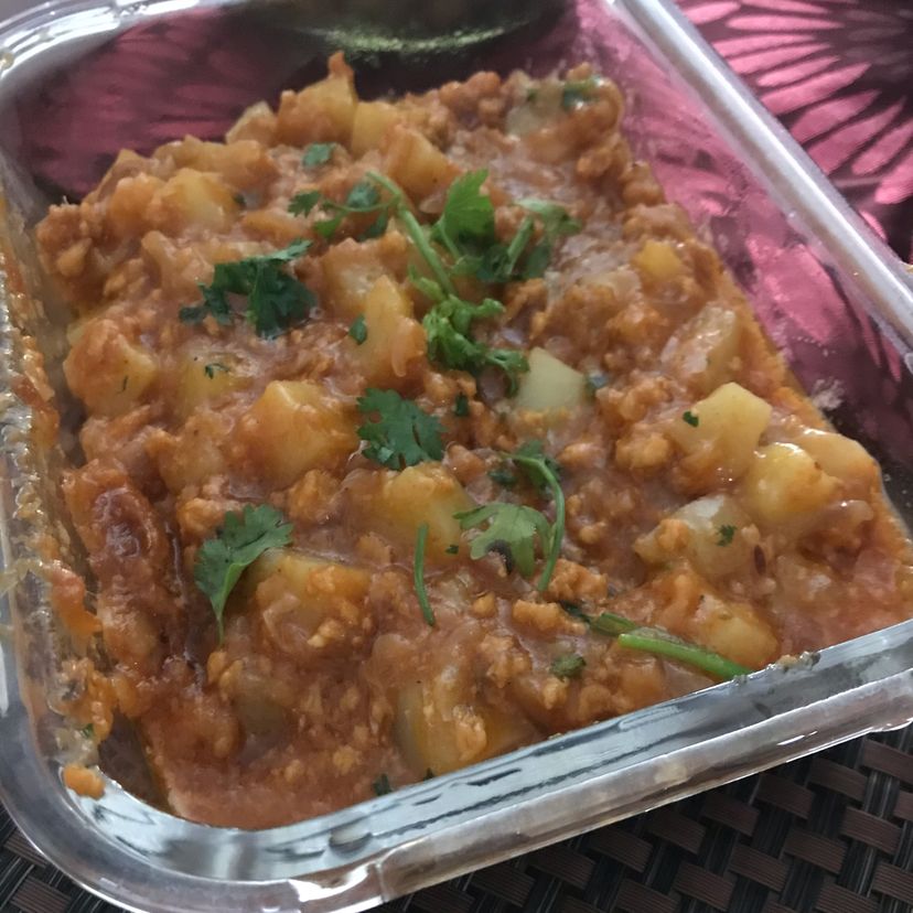 Potato & Minced Chicken Munchurian