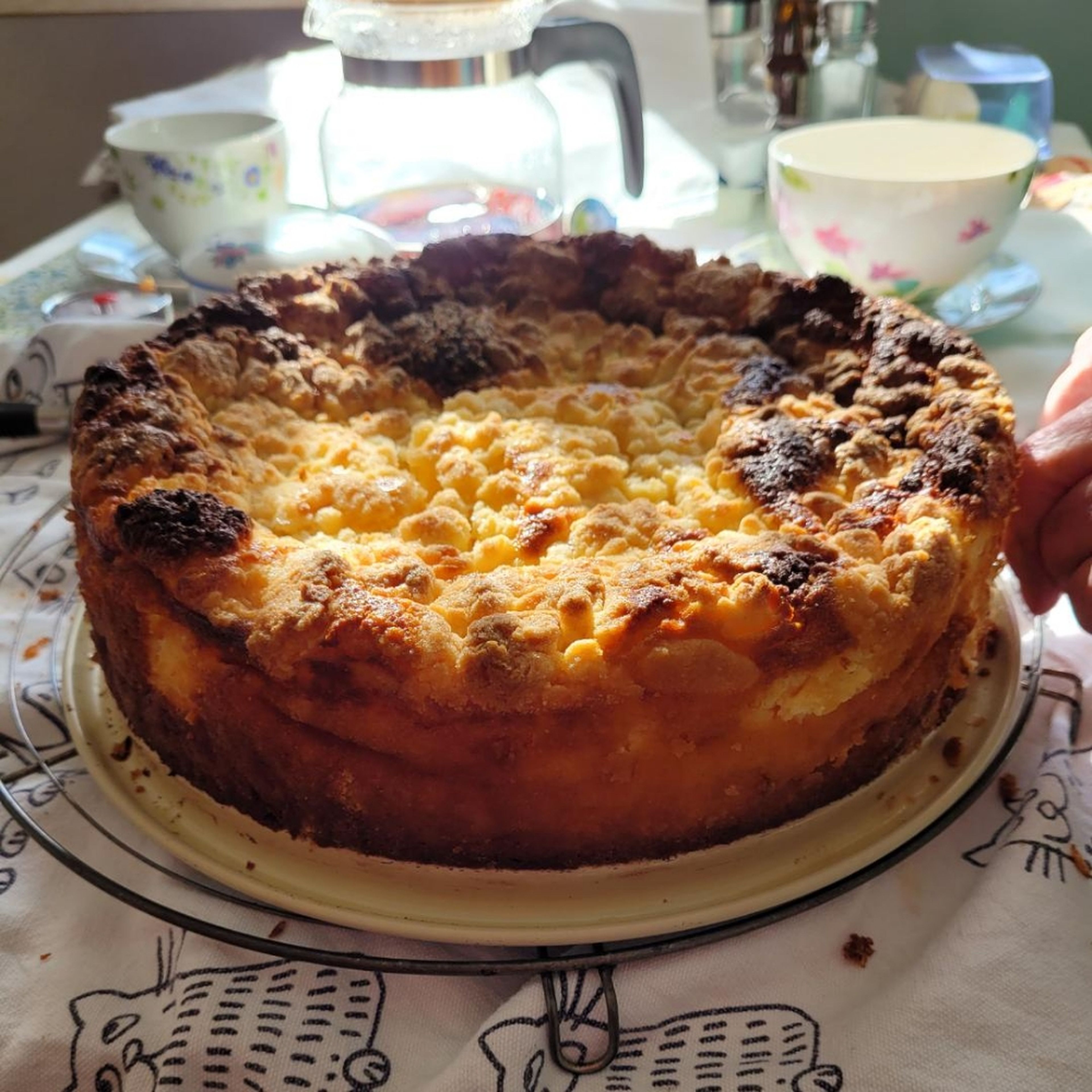 Tante Agis Käsekuchen mit Streusel