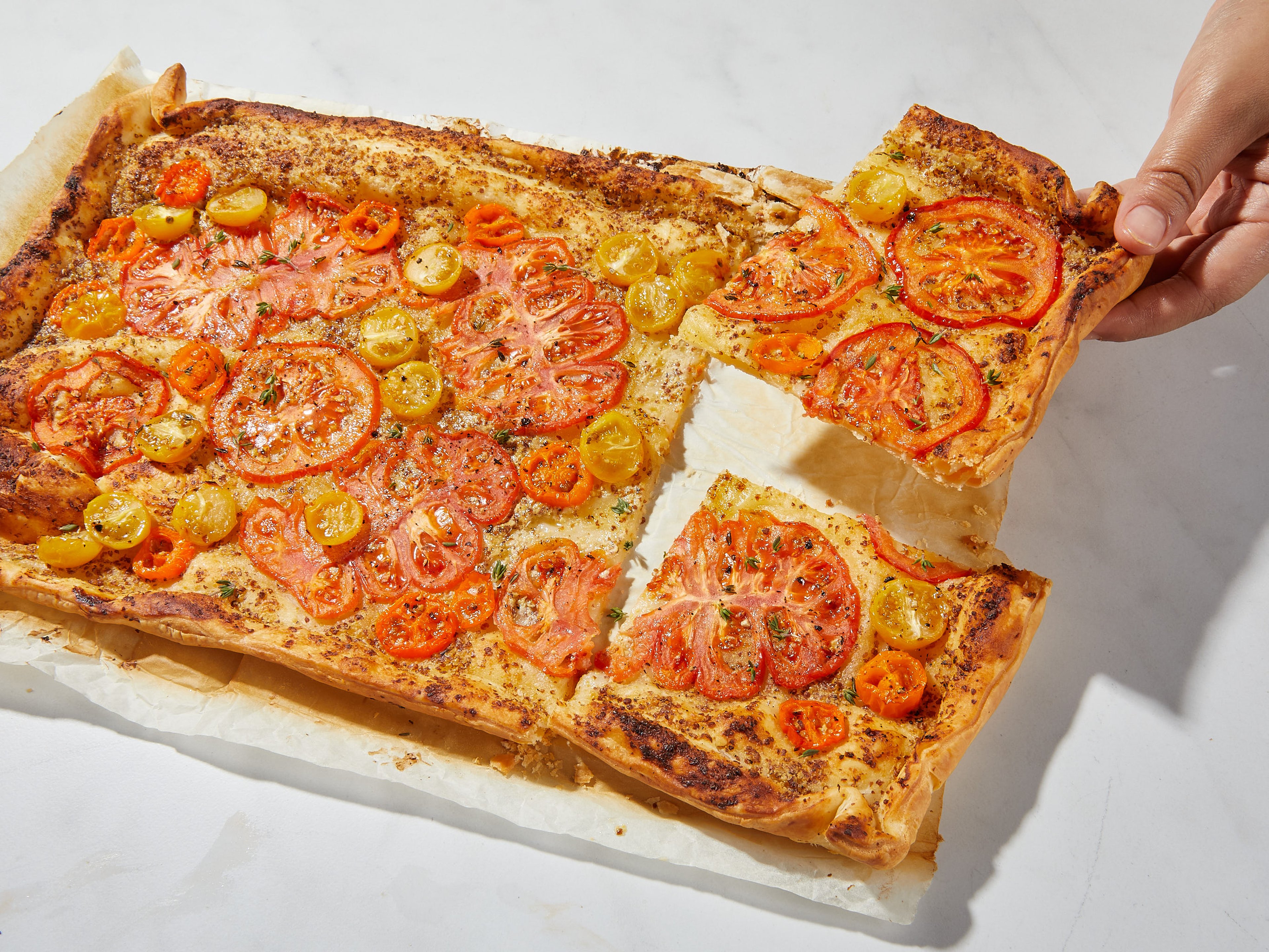 Easy tomato tart