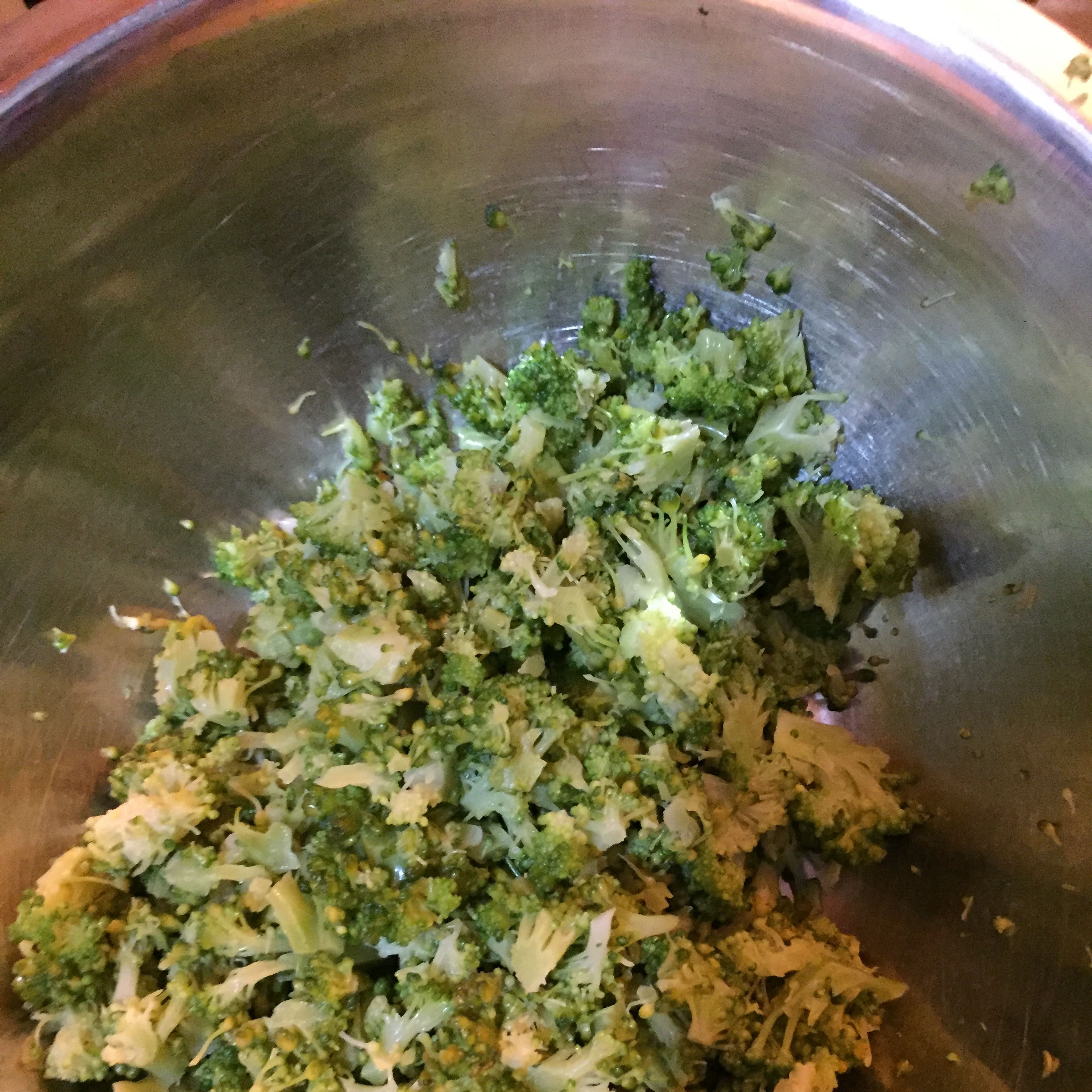 Put the broccoli already chop